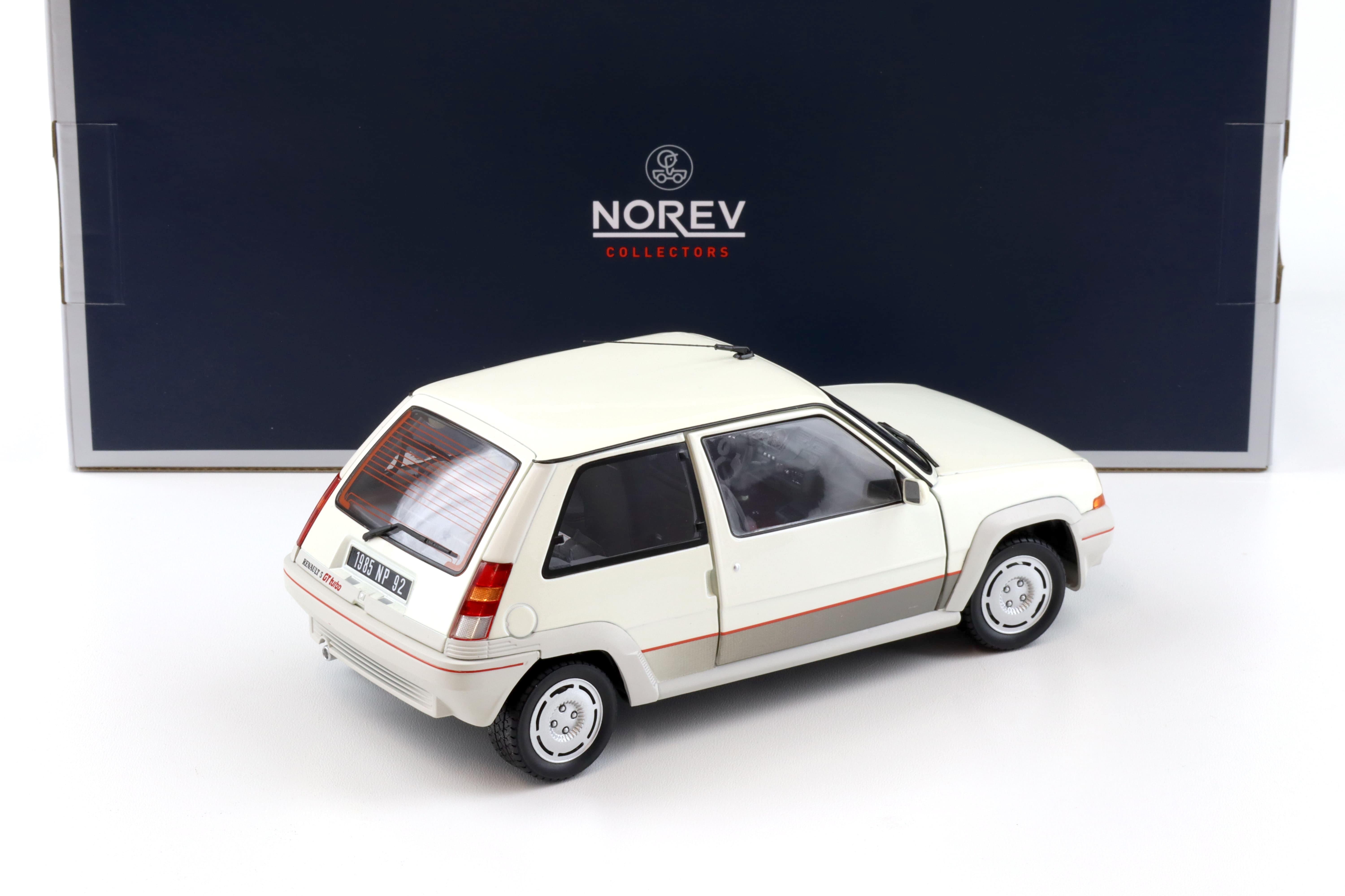 1:18 Norev Renault 5 GT Turbo Phase 1 pearl white 1985