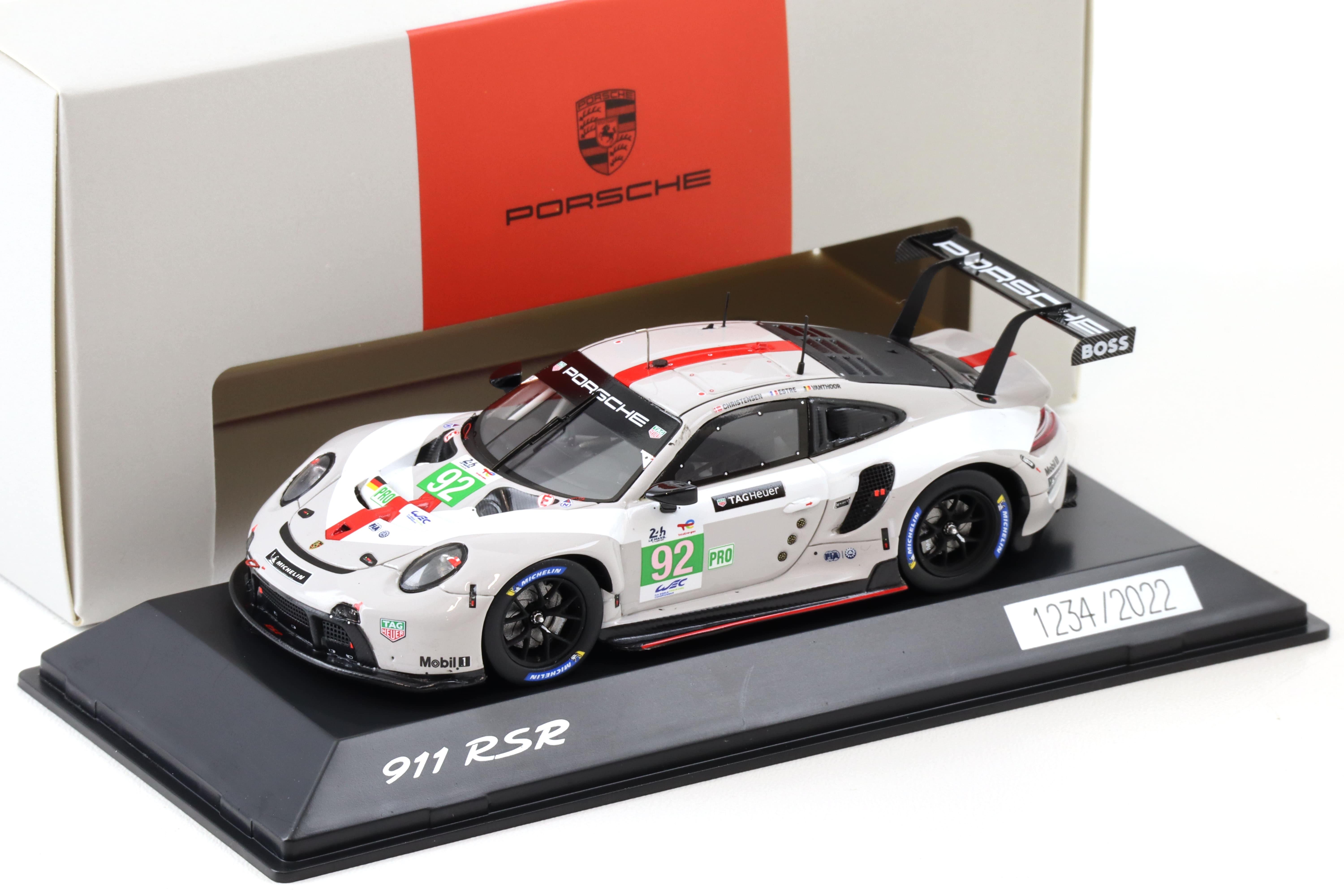 1:43 Spark Porsche 911 RSR-19 #92 24h LeMans 2022 Porsche GT Team WAP DEALER