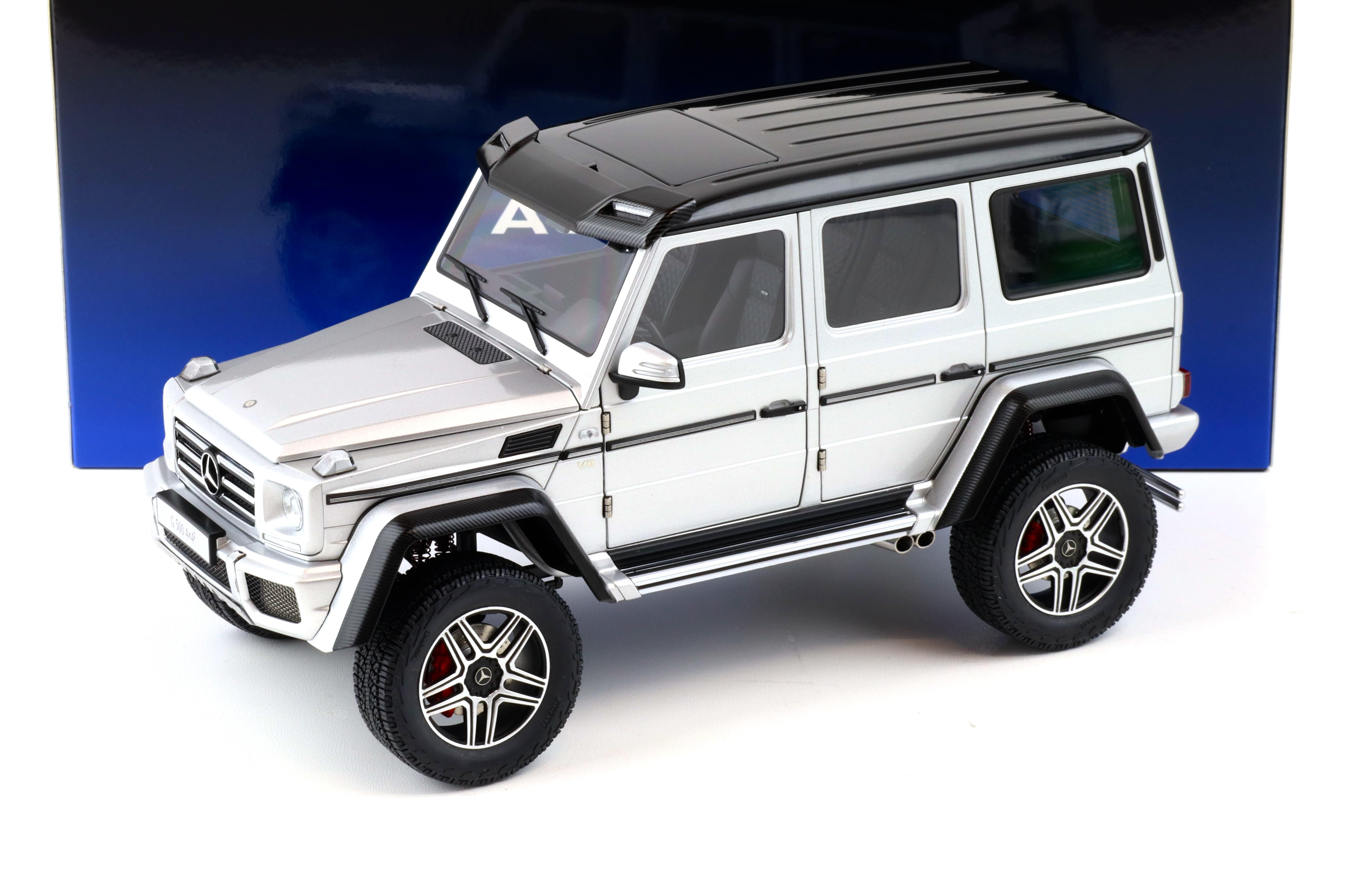 1:18 AUTOart Mercedes G500 4×4² G-Klasse silver metallic 76318