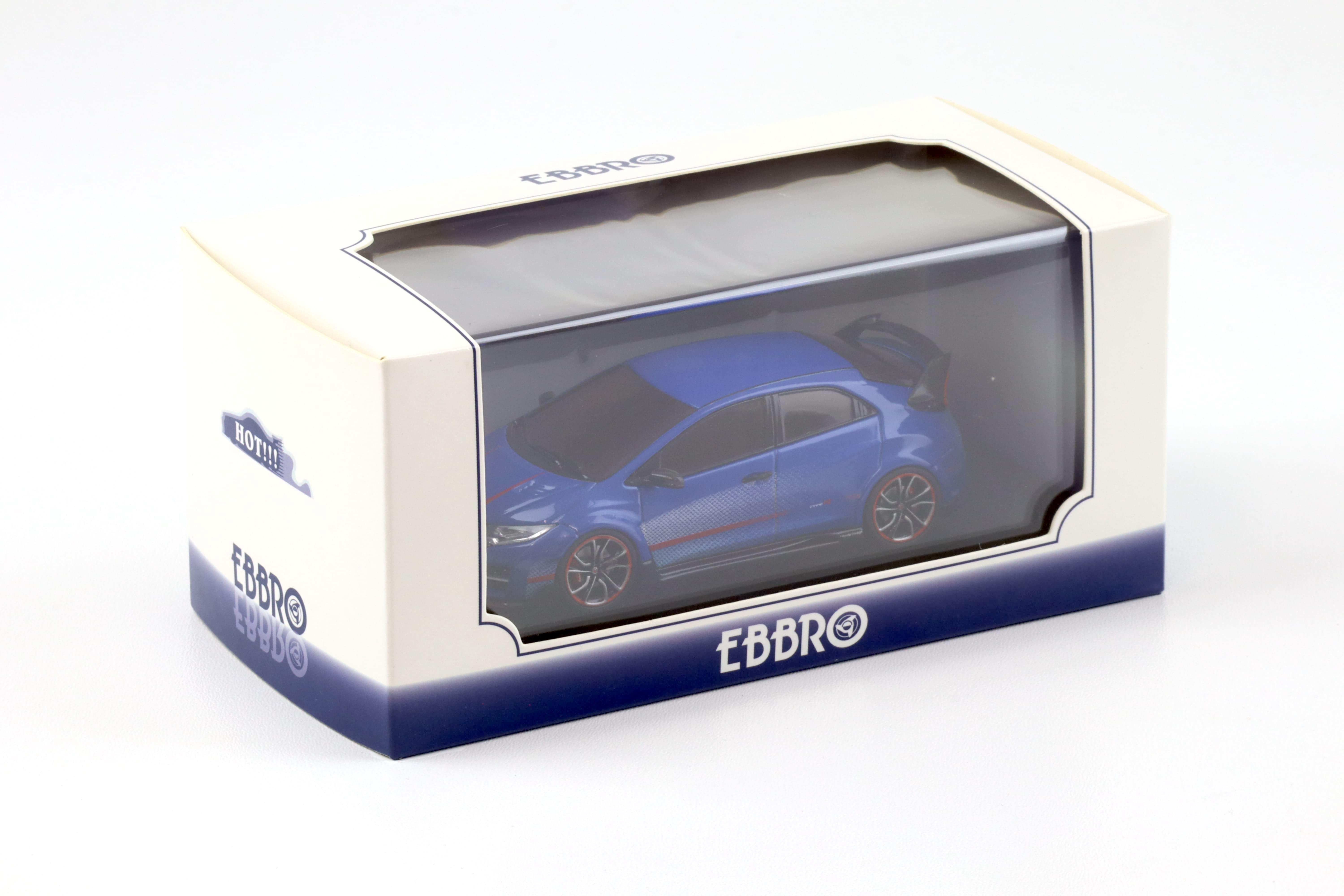 1:43 Ebbro Honda Civic Type R Concept 2014 blue