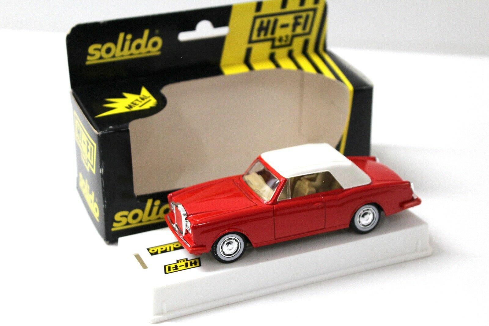 1:43 Solido Bentley Continental Cabriolet red/white