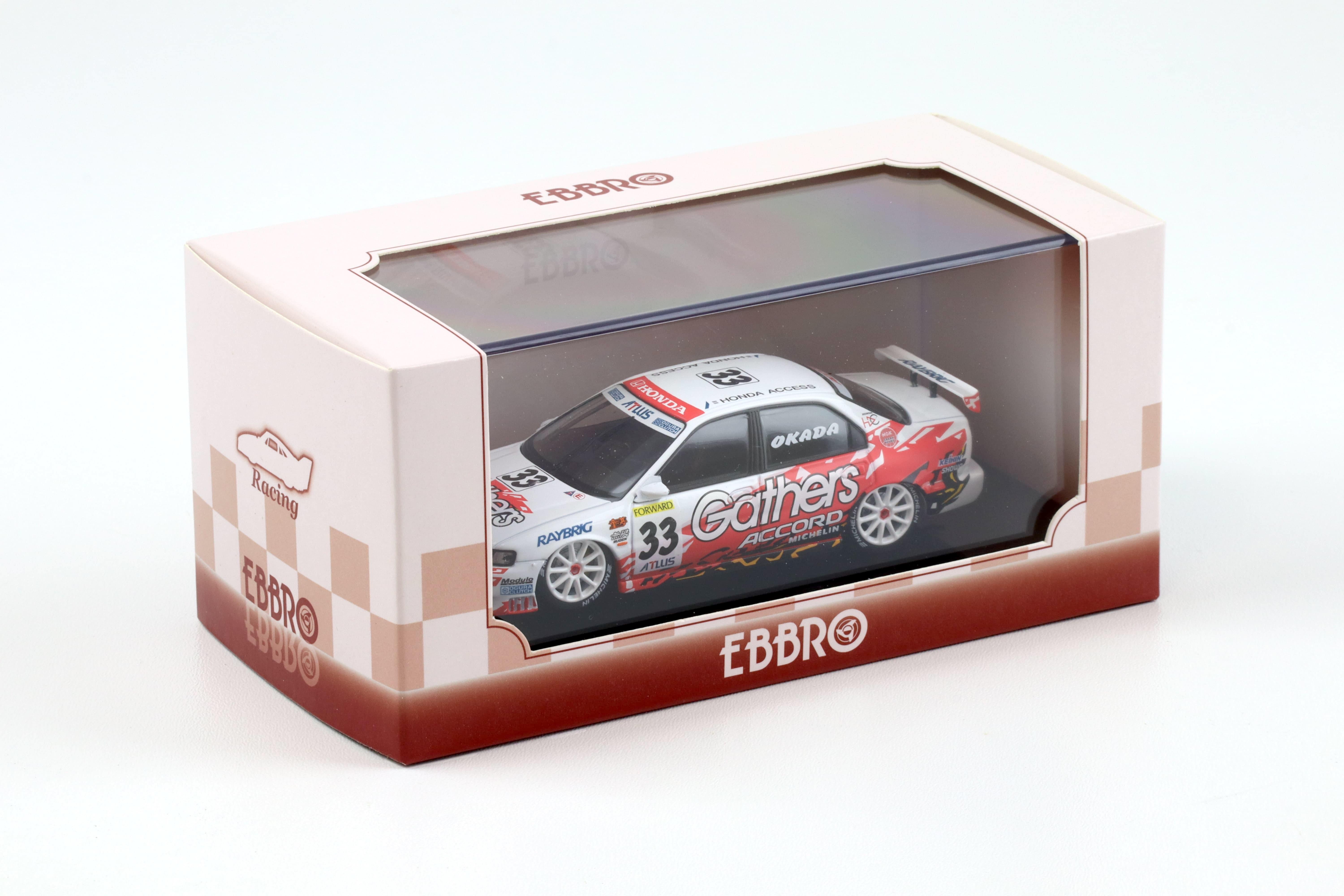 1:43 Ebbro Honda Accord Gathers DOME ACCORD #33 JTCC 1997 Okada