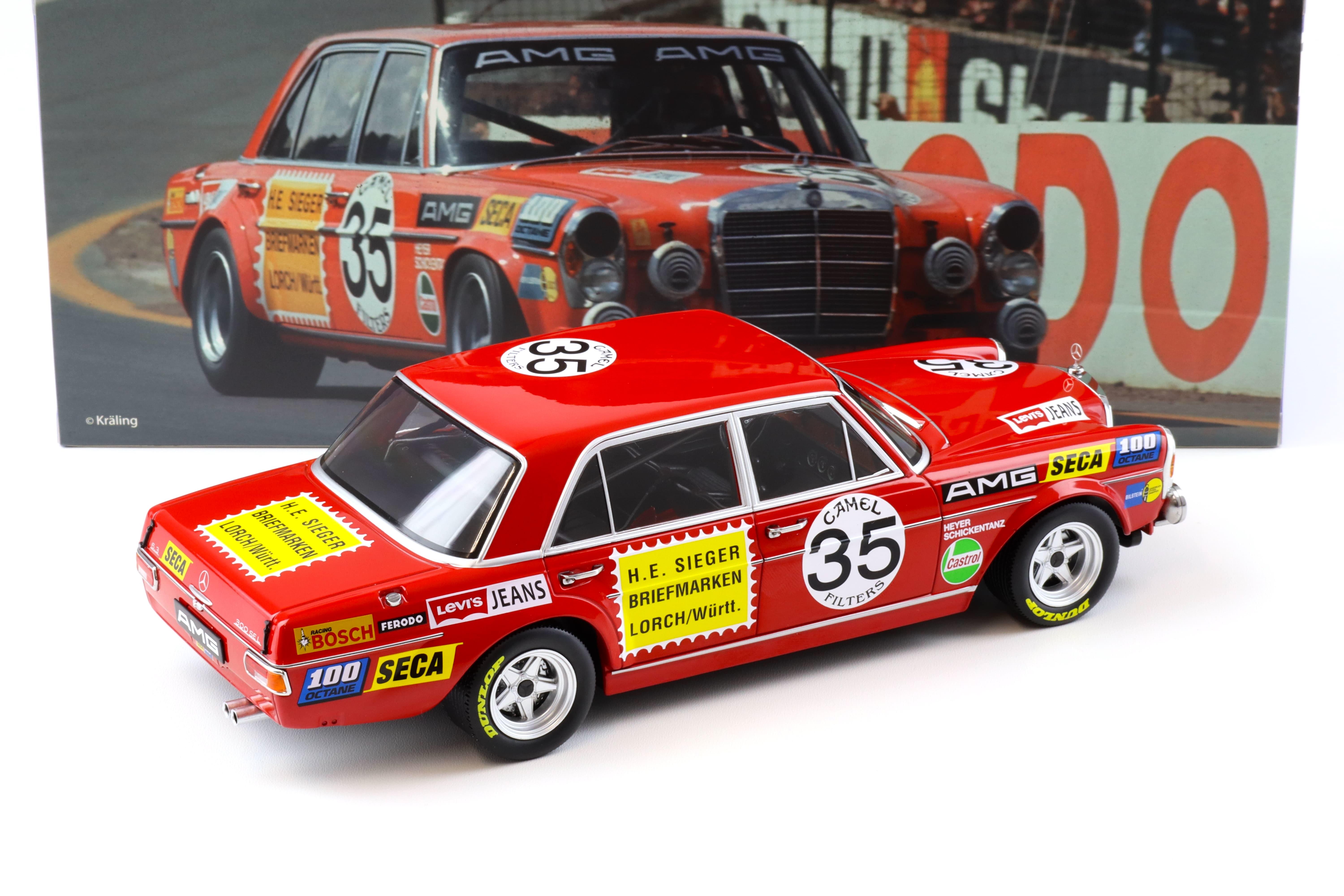 1:18 WERK83 Mercedes 300 SEL 6.8 #35 Heyer/ Schickentanz 2nd 24h Spa 1971