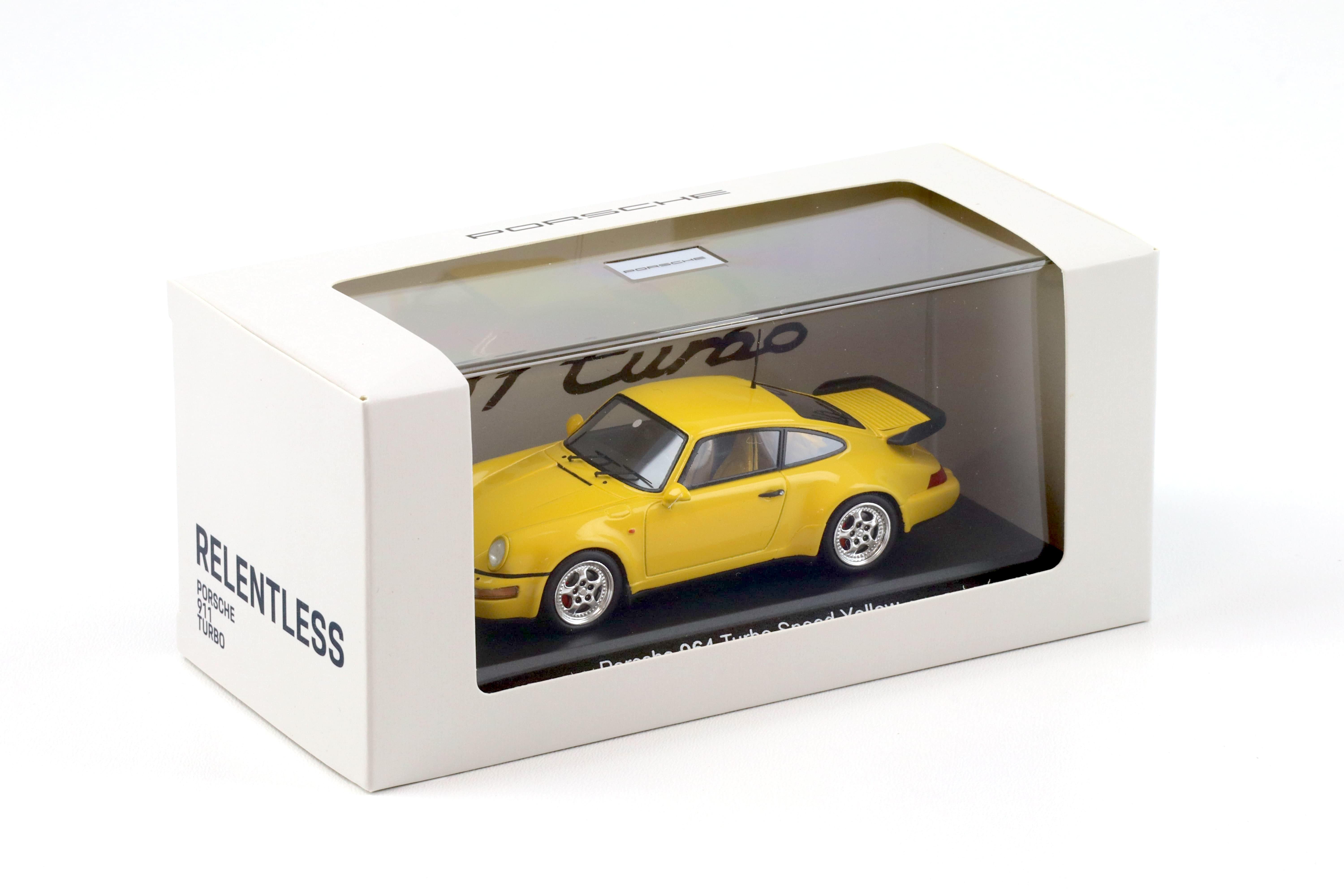 1:43 Spark Porsche 911 964 Turbo Coupe Speed yellow MAP Porsche Museum