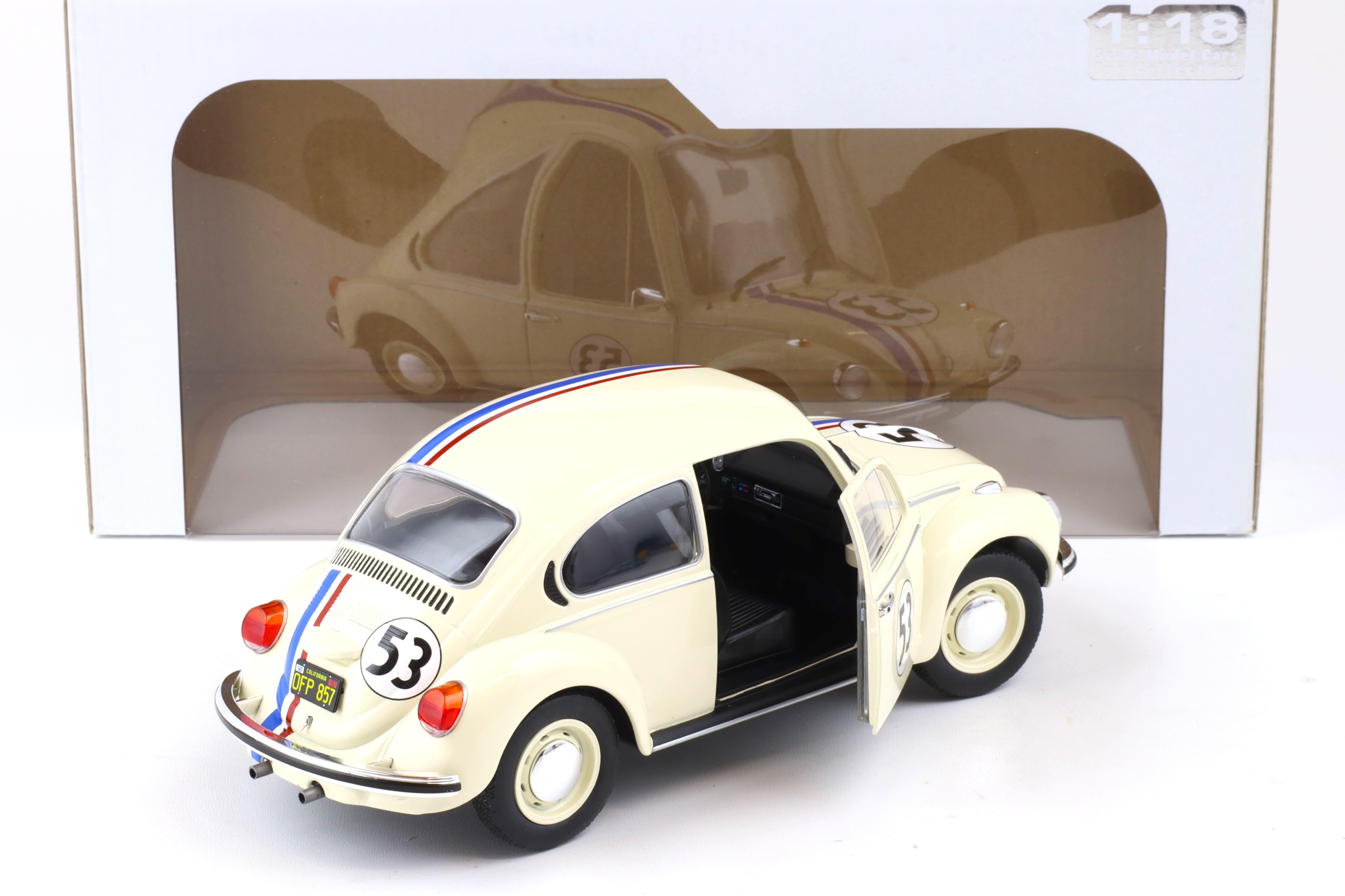 1:18 Solido VW Käfer Beetle Racer #53 beige S1800505