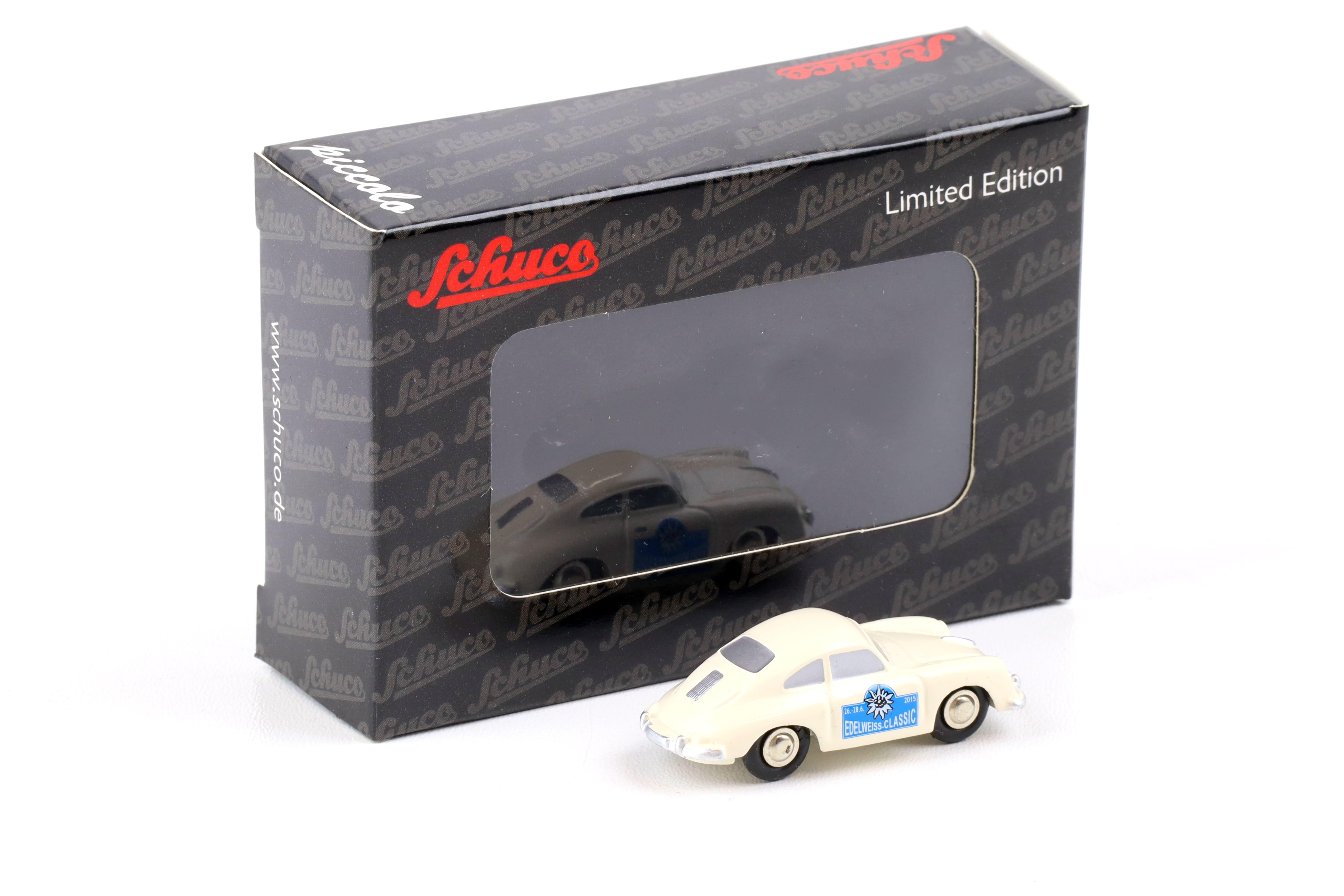 Schuco Piccolo Porsche 356 Coupe Edelweiß Classic 2015 white