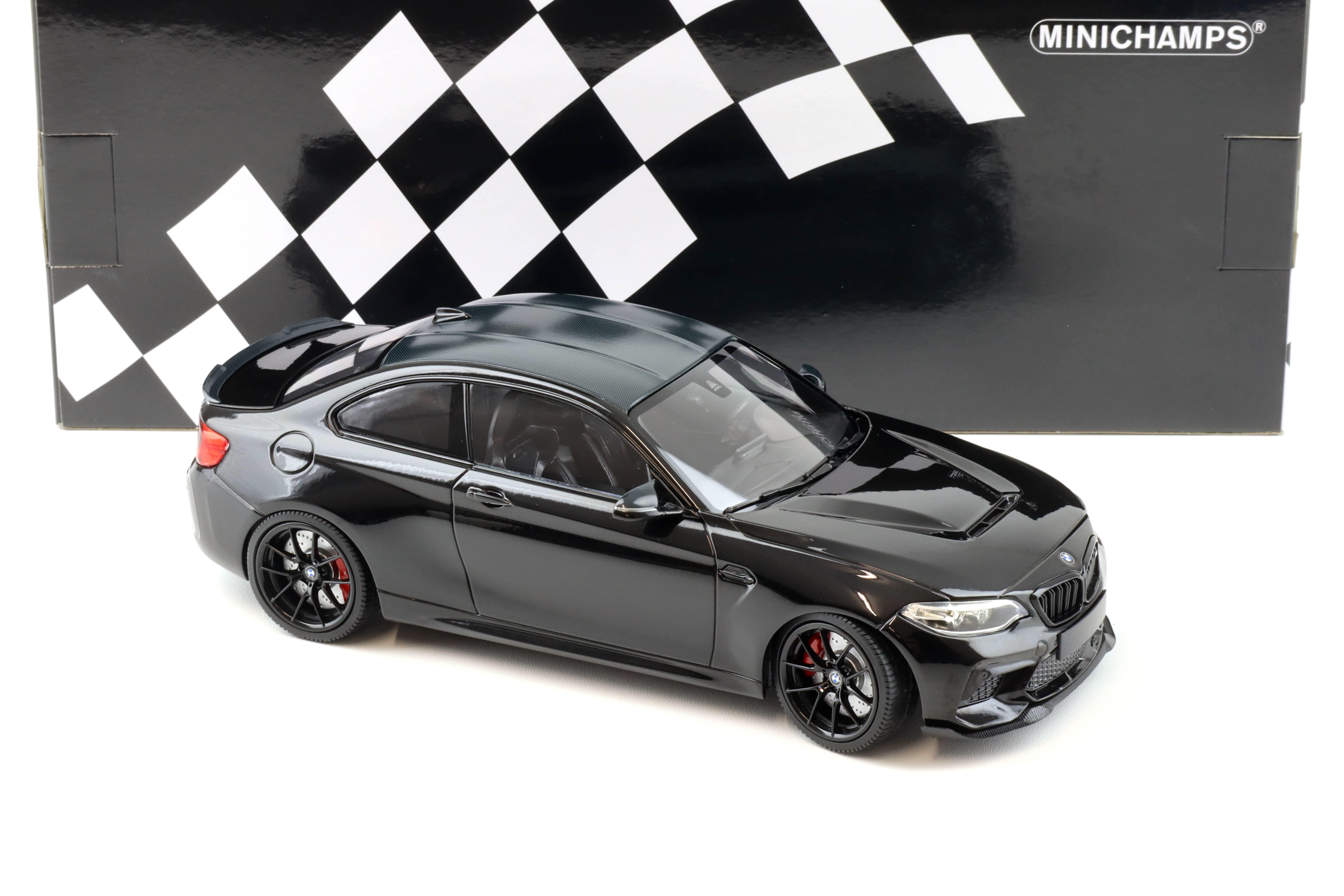 1:18 Minichamps BMW M2 CS (F87) Coupe 2020 black metallic with black wheels