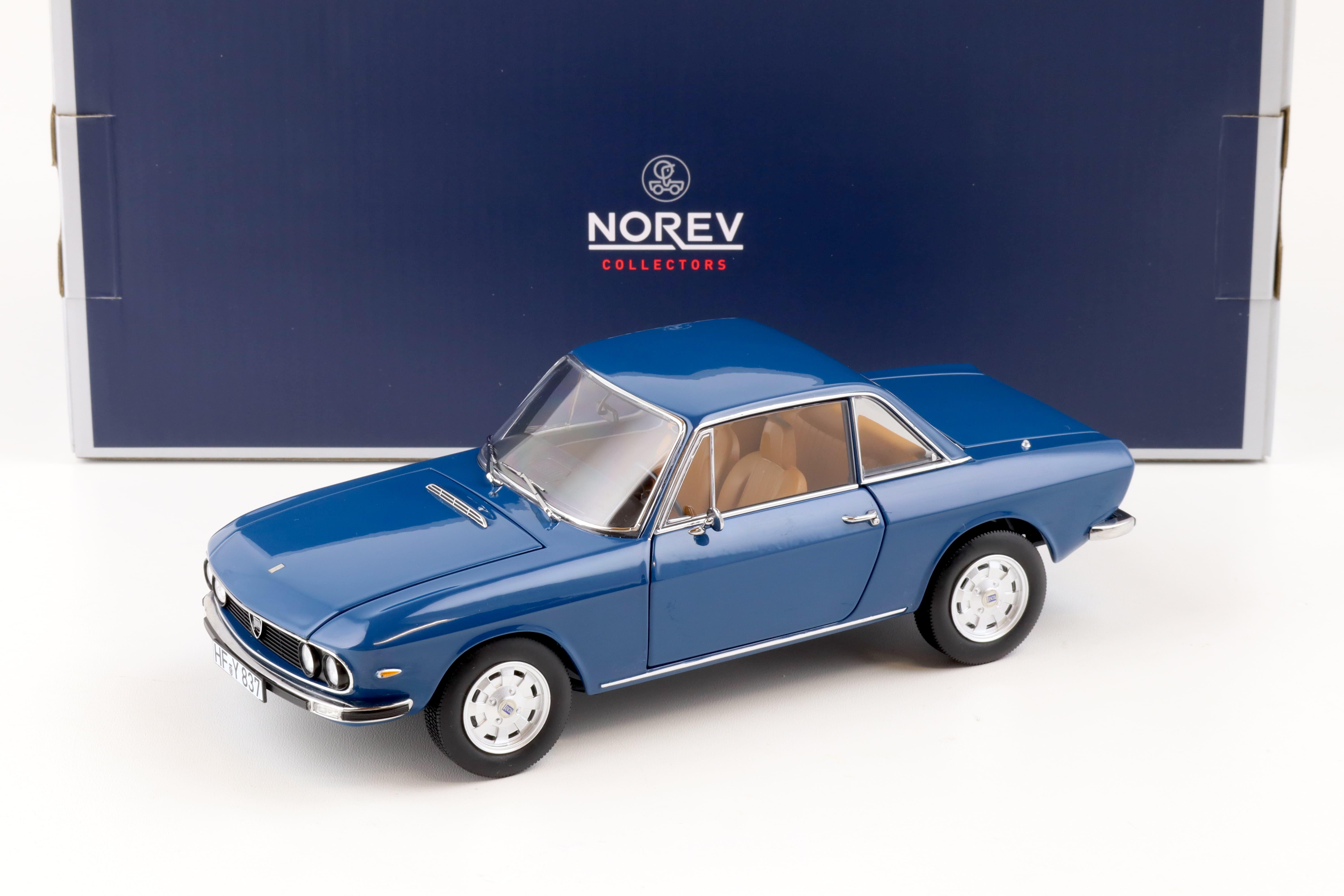 1:18 Norev Lancia Fulvia 3 blue agnano 1975 - Limited Edition 1000 pcs.