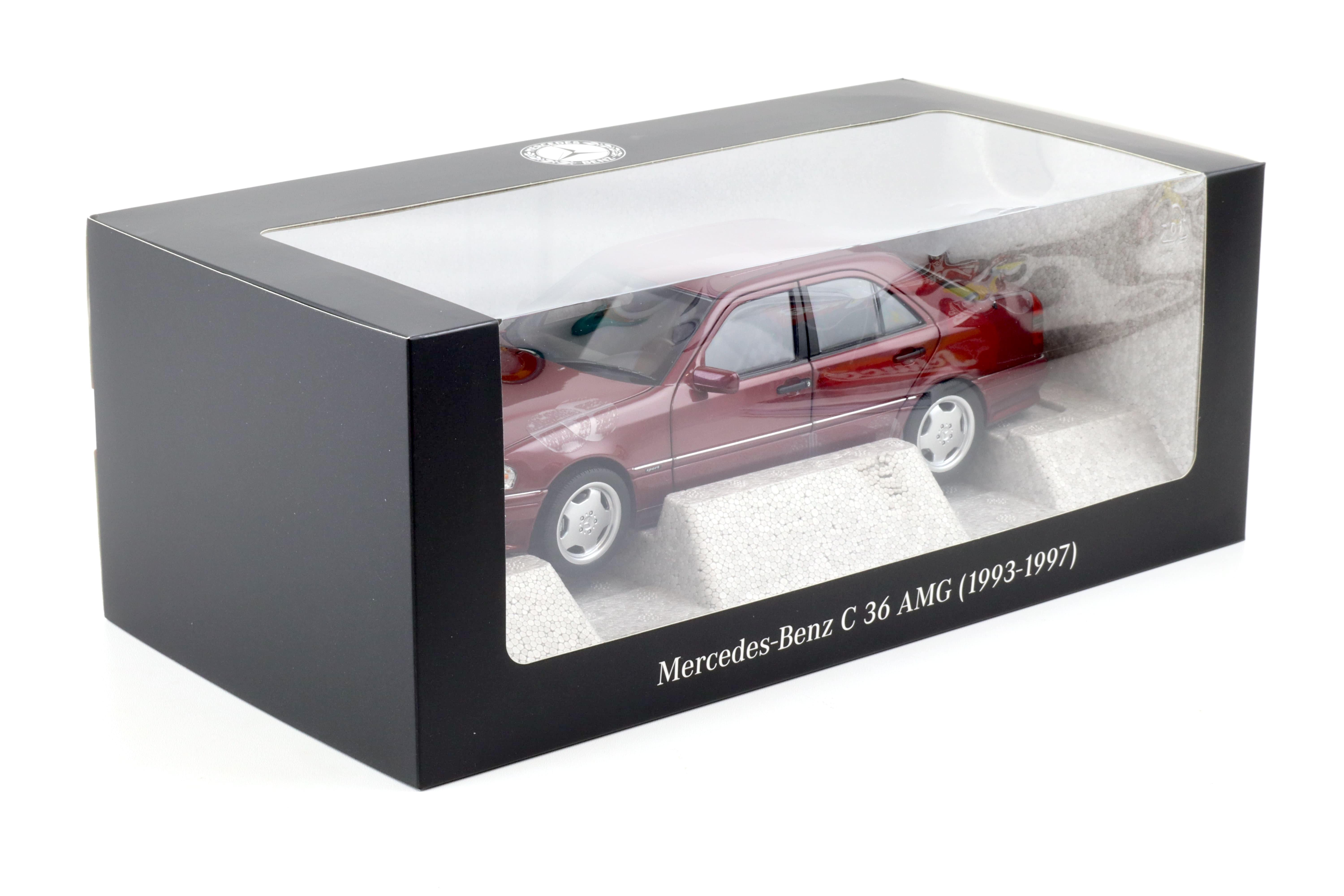 1:18 Norev Mercedes C36 AMG W202 Limousine almandine red DEALER VERSION