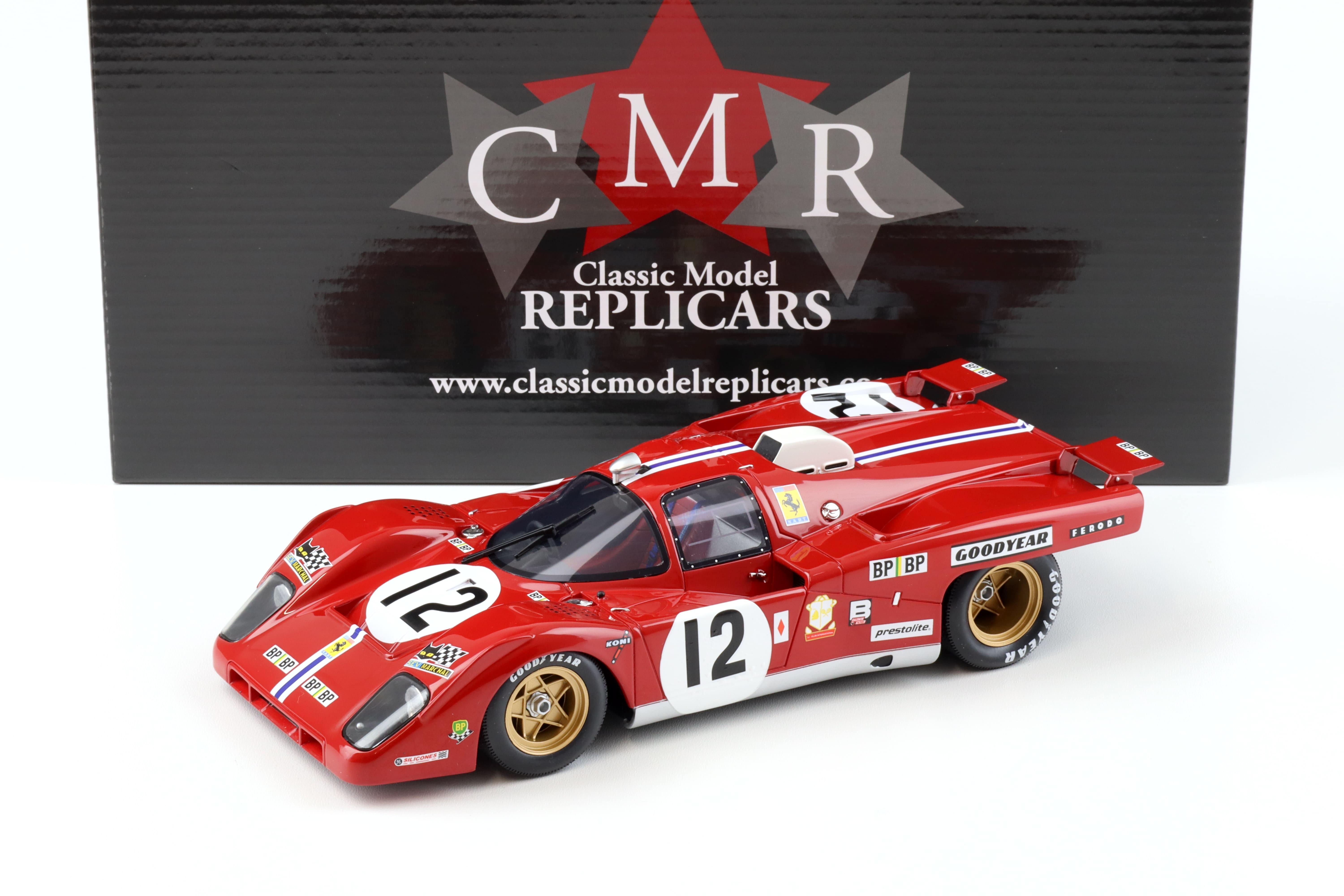 1:18 CMR Ferrari 512M Posey/ Adamowicz 3rd 24h Le Mans 1971 #12 red