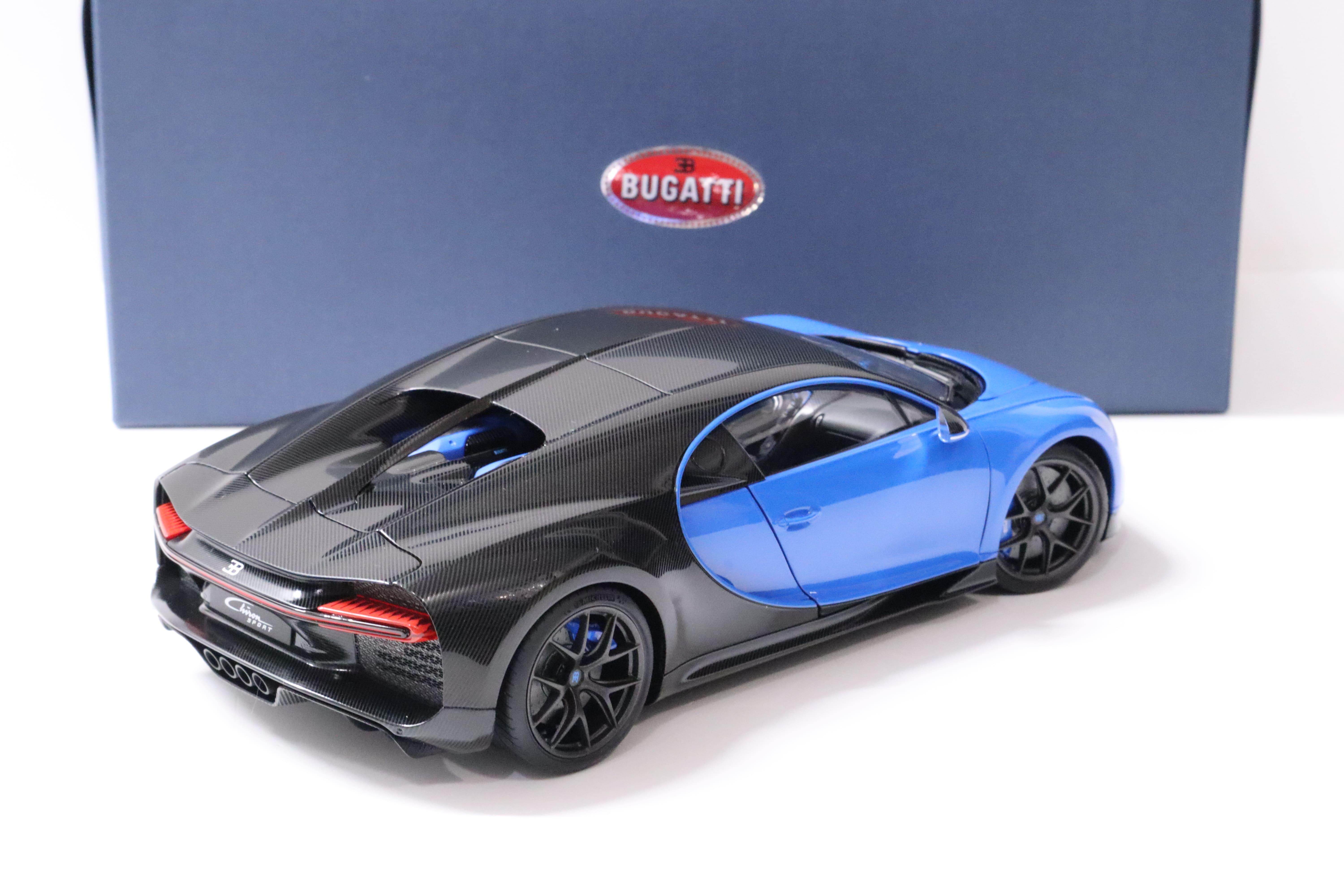 1:18 AUTOart Bugatti Chiron Sport 2019 French Racing blue/ Carbon