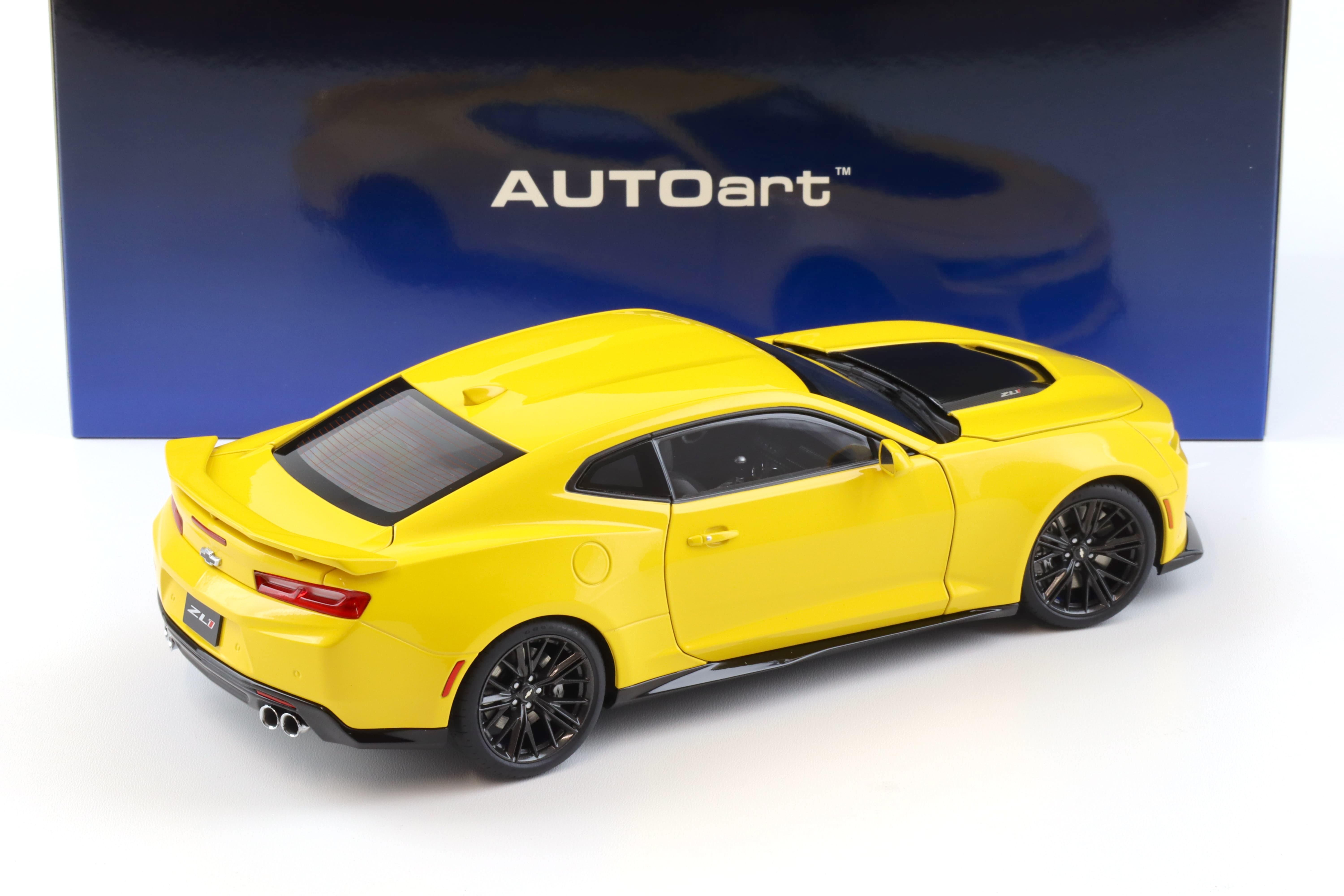 1:18 AUTOart Chevrolet Camaro ZL1 Coupe 2017 bright yellow