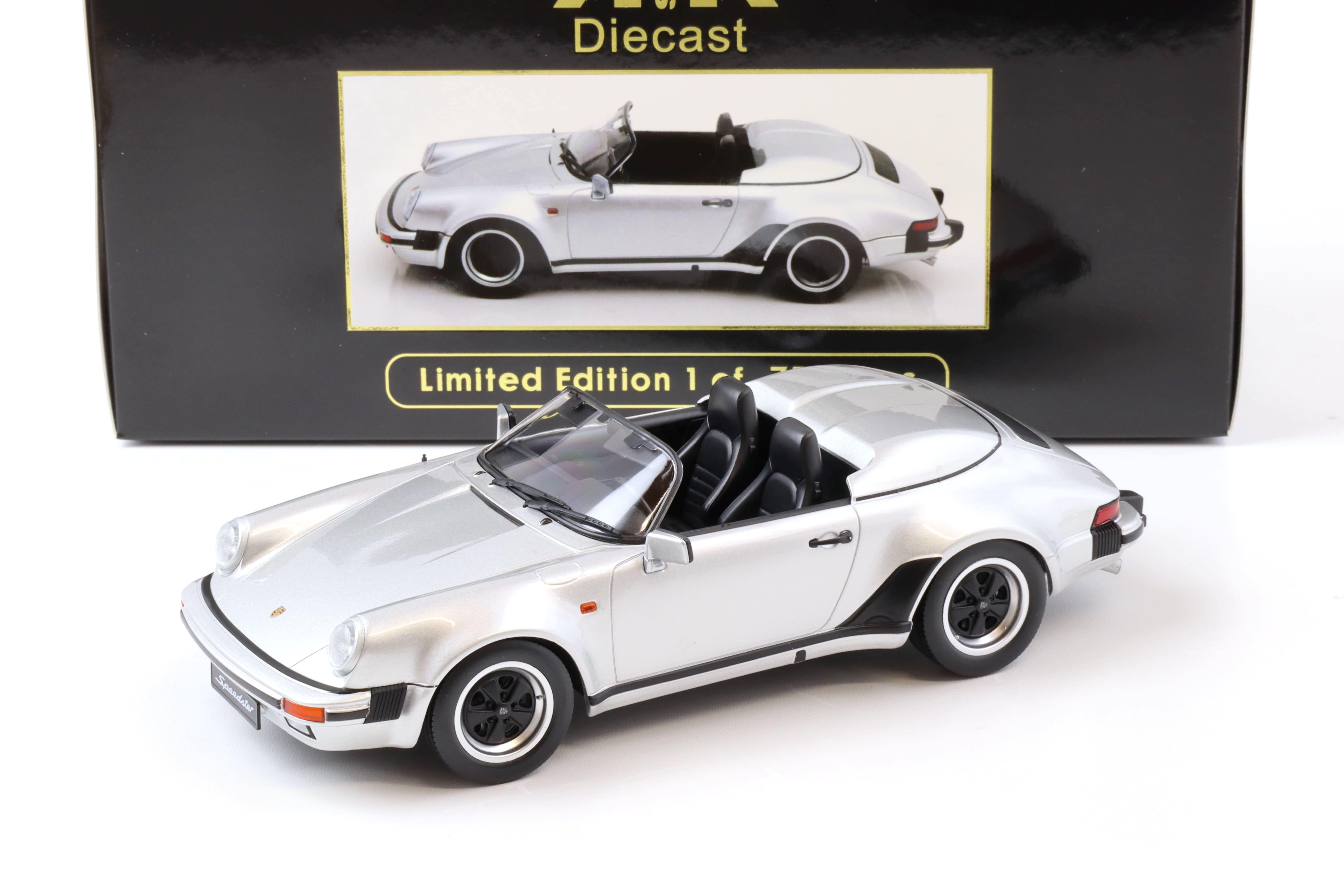 1:18 KK-Scale Porsche 911 Speedster 1989 silver