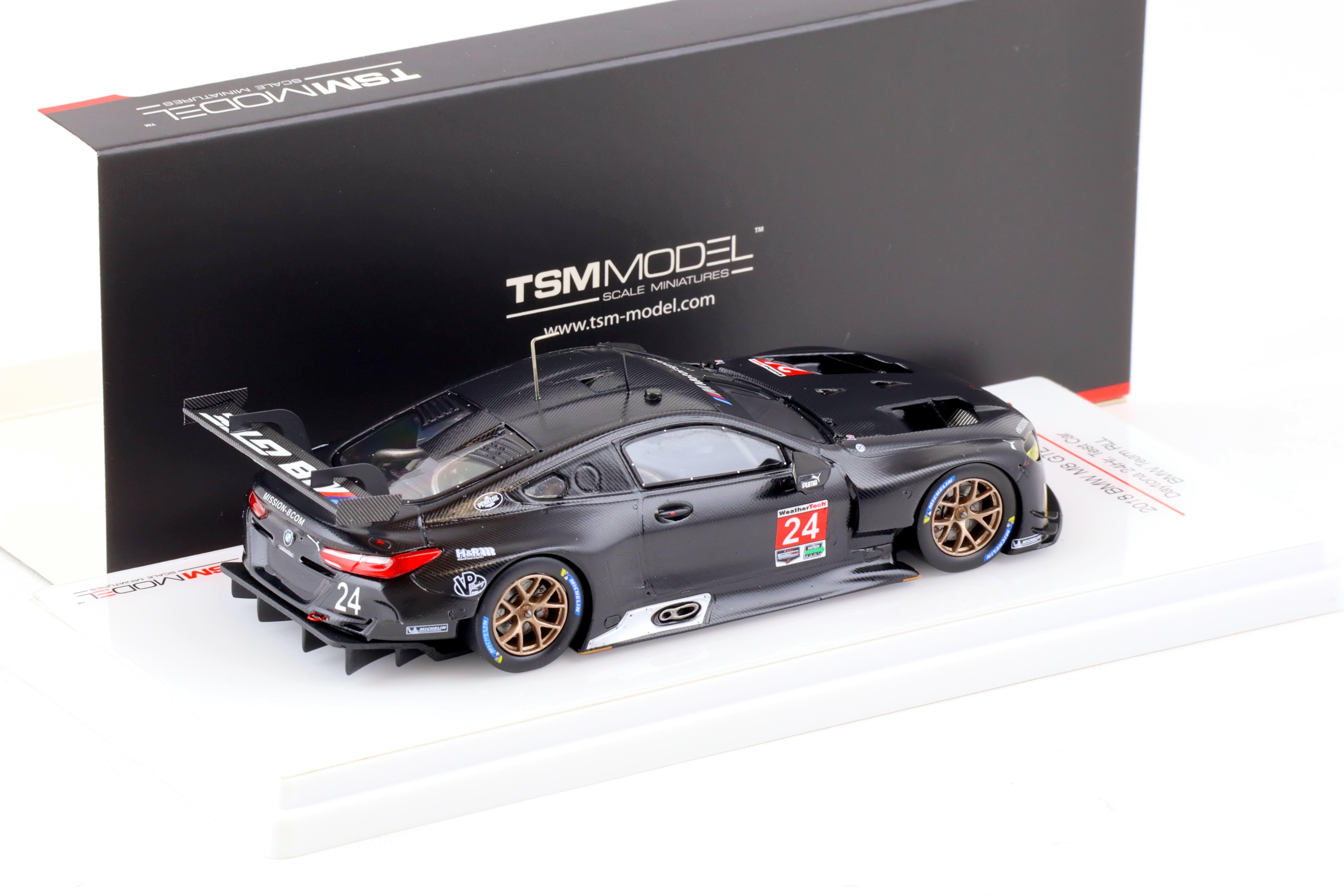 1:43 TSM Model BMW M8 GTE #24 Daytona 24h Test Car Team RLL Carbon TSM430434