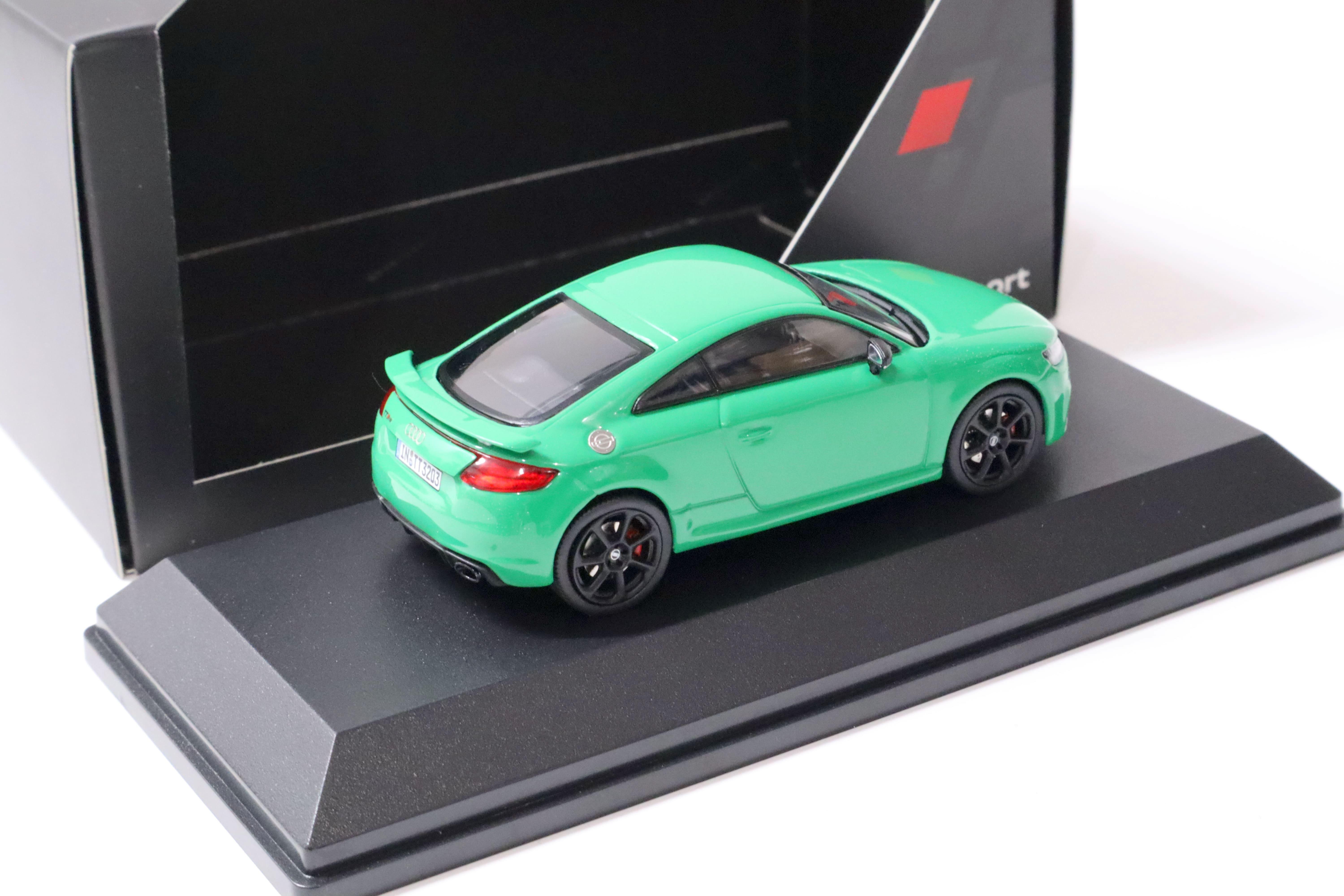 1:43 iScale Audi TT RS Coupe green DEALER VERSION