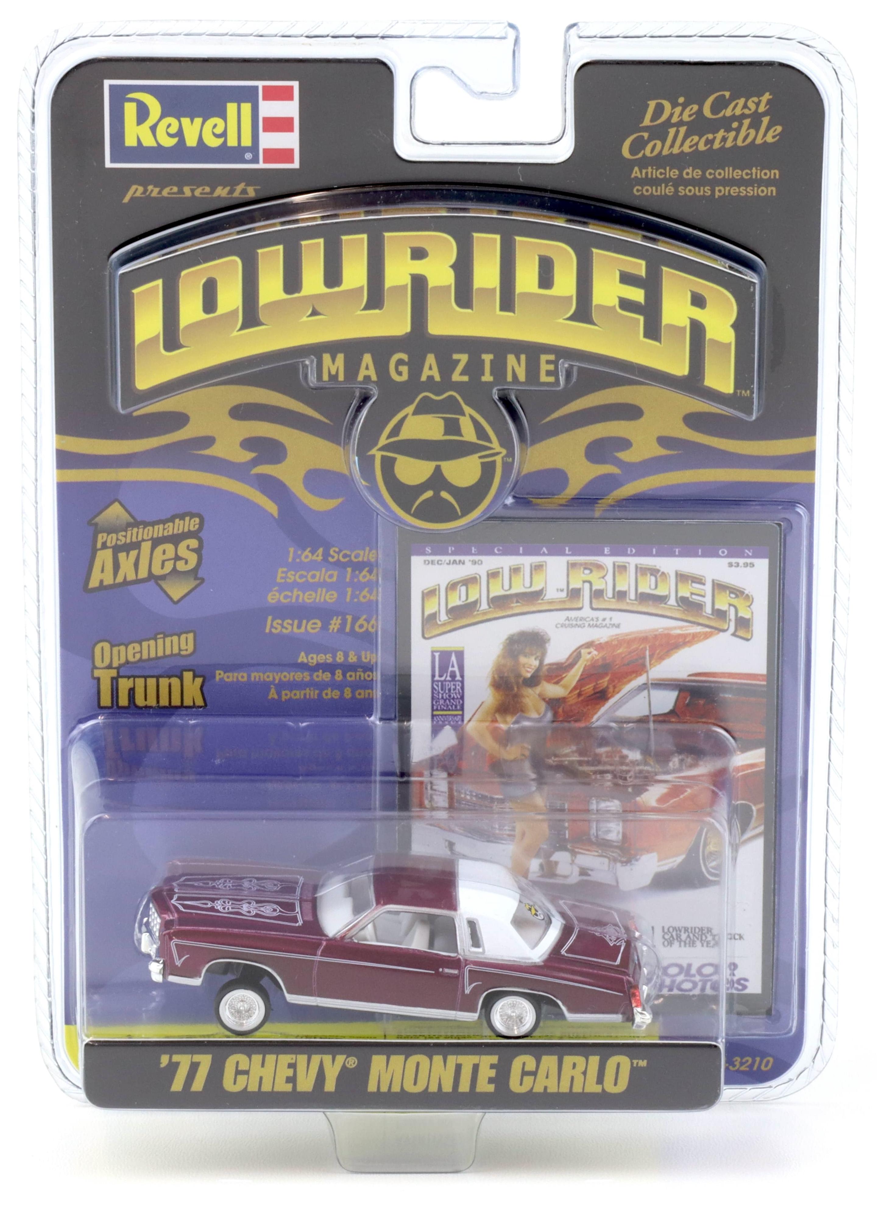 1:64 Revell Lowrider 1977 Chevrolet Monte Carlo burgundy #166 LA Super Show Grand Finale