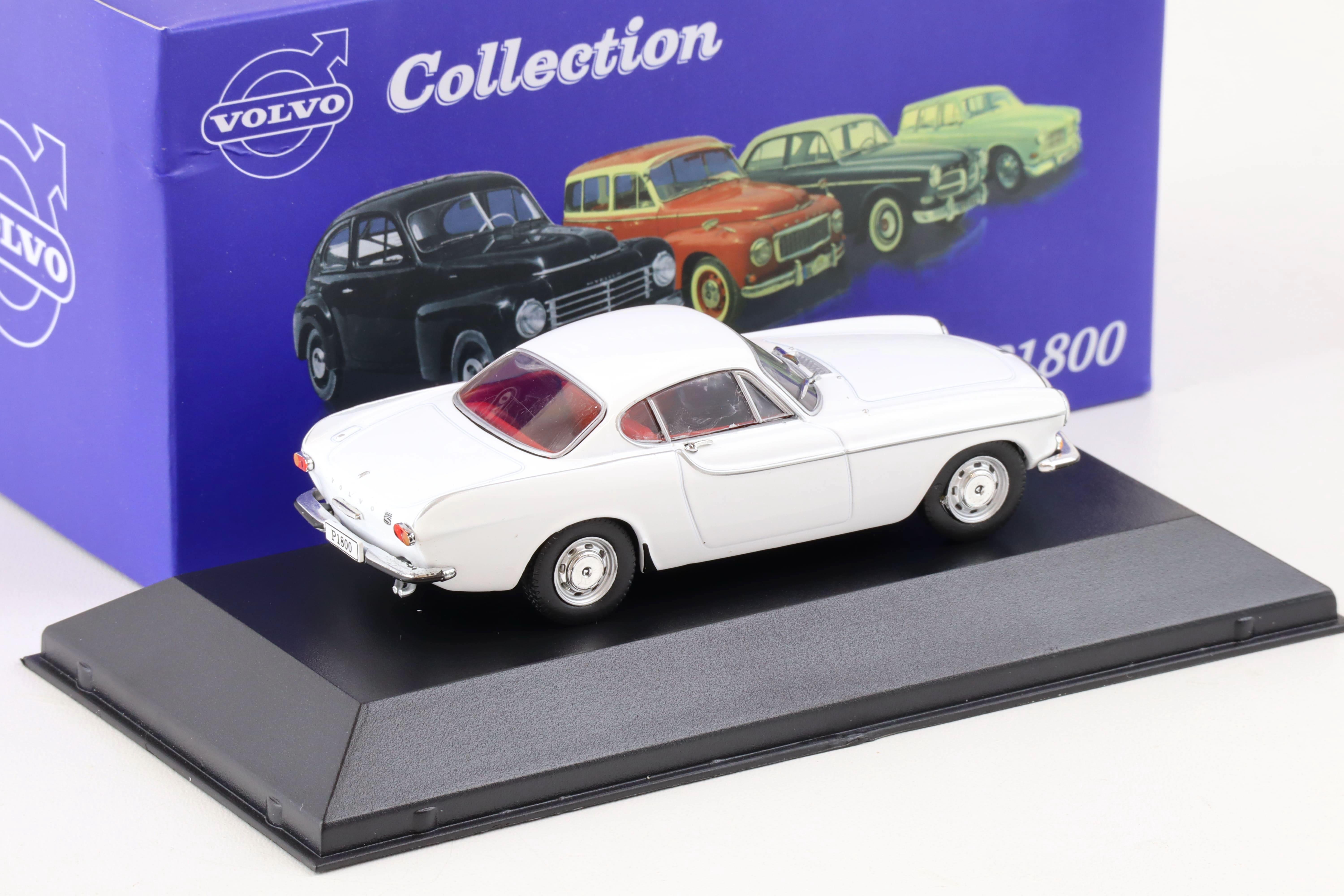 1:43 Atlas IXO Volvo Collection 1964 Volvo P1800 Coupe white