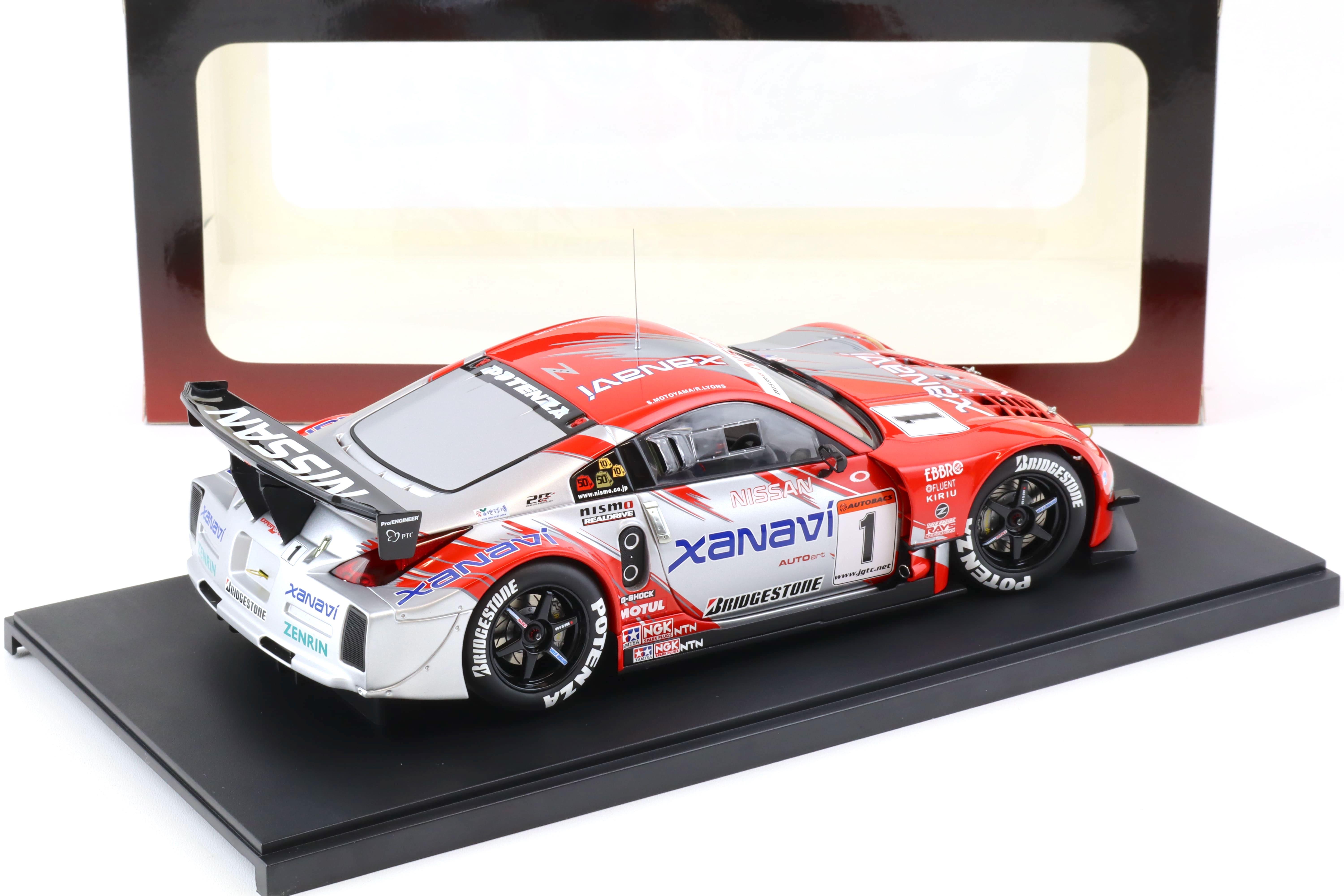 2004 JGTC Nissan 350Z Xanavi Nismo Z #1 1/18 - ミニカー