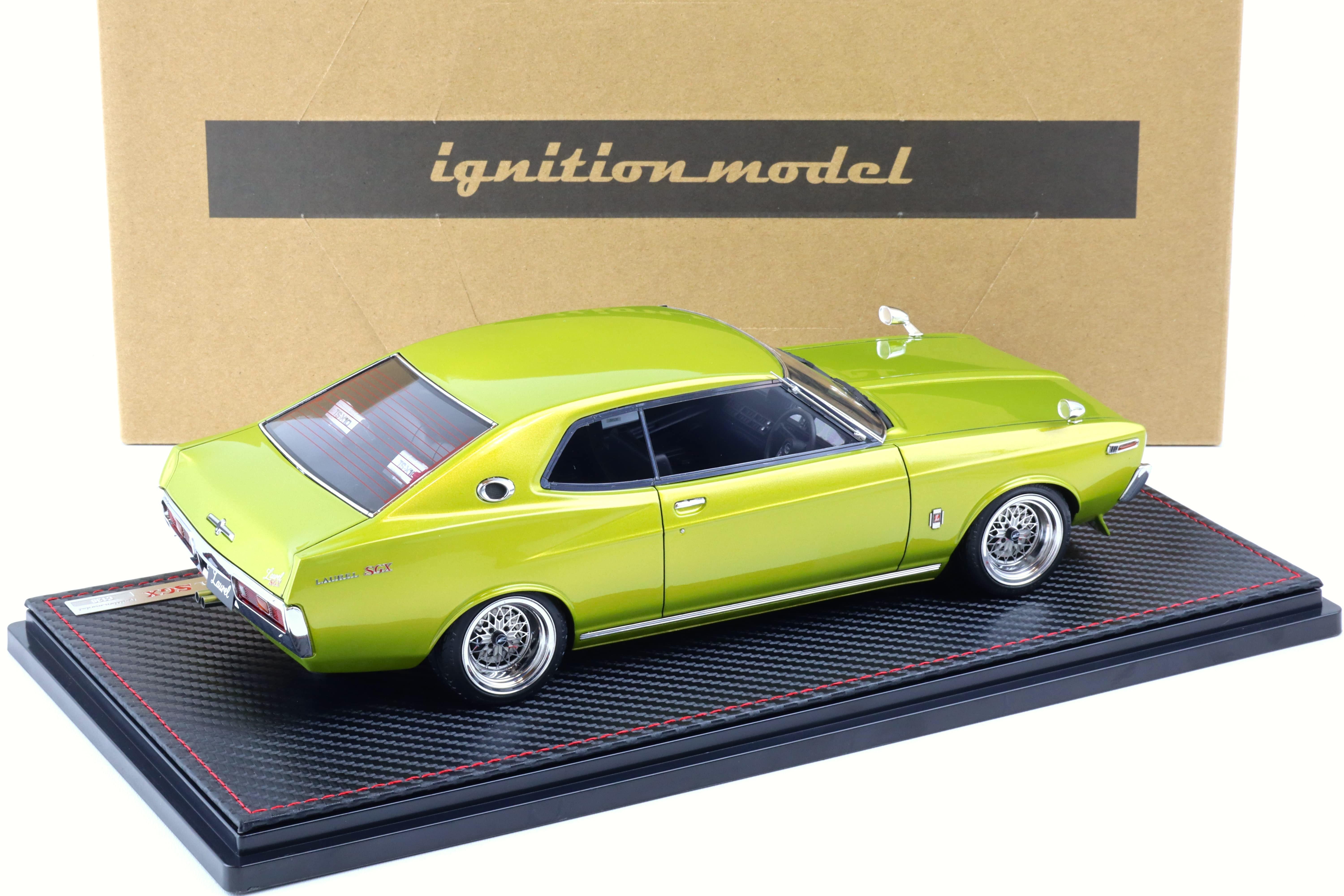 1:18 Ignition Model IG3011 Nissan Laurel 2000SGX (C130) green metallic + engine