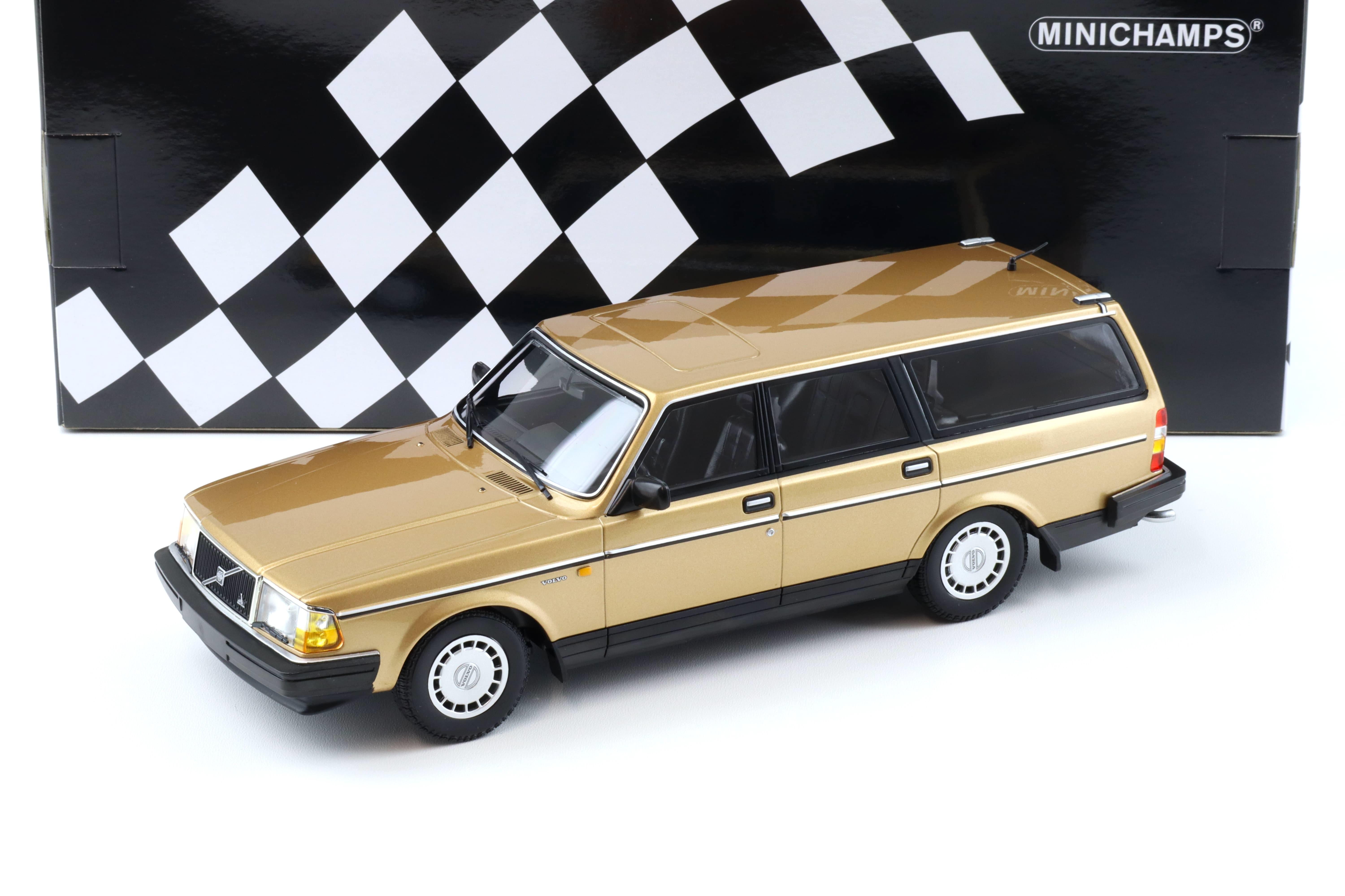 1:18 Minichamps Volvo 240 GL Break Estate 1986 gold metallic