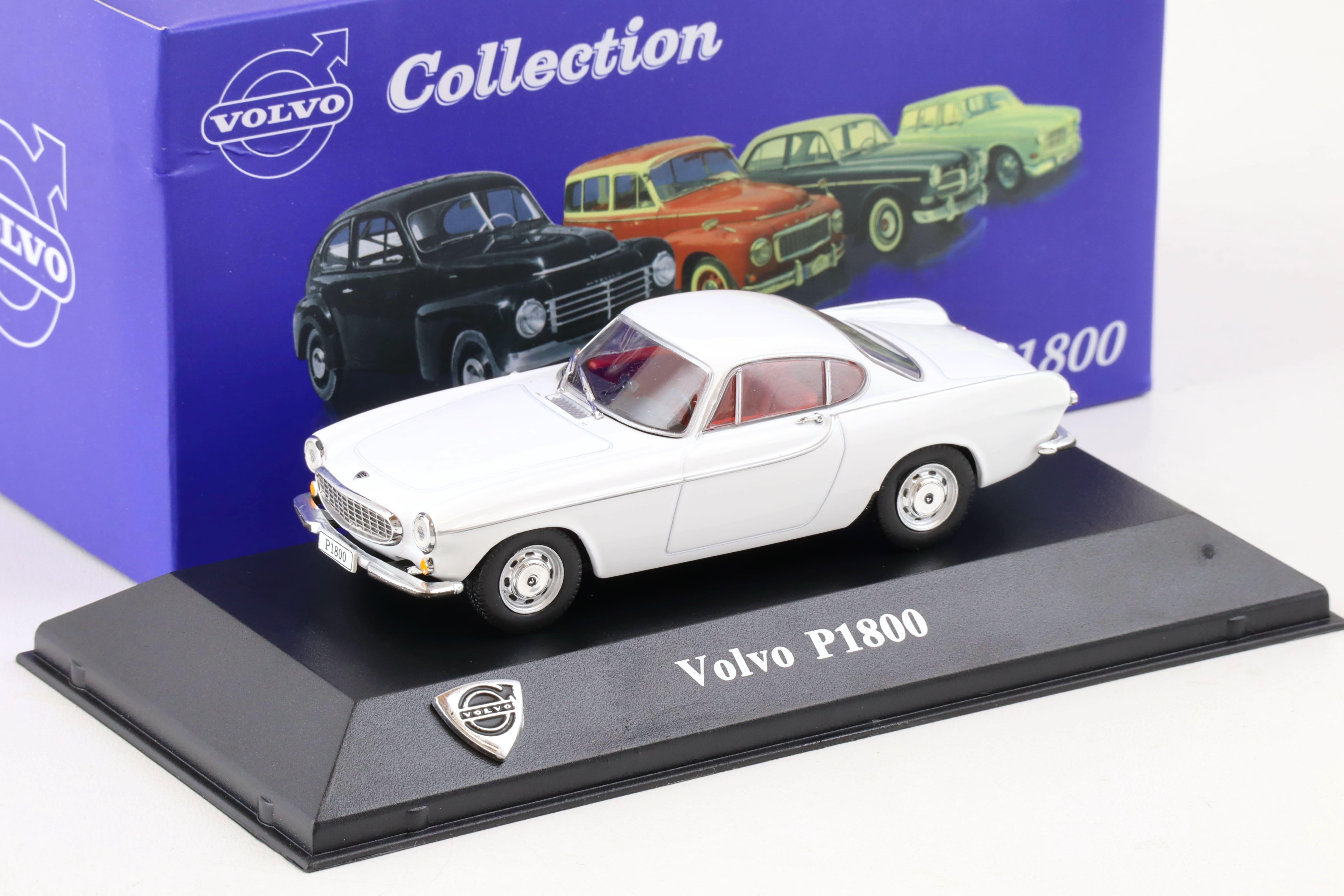 1:43 Atlas IXO Volvo Collection 1964 Volvo P1800 Coupe white