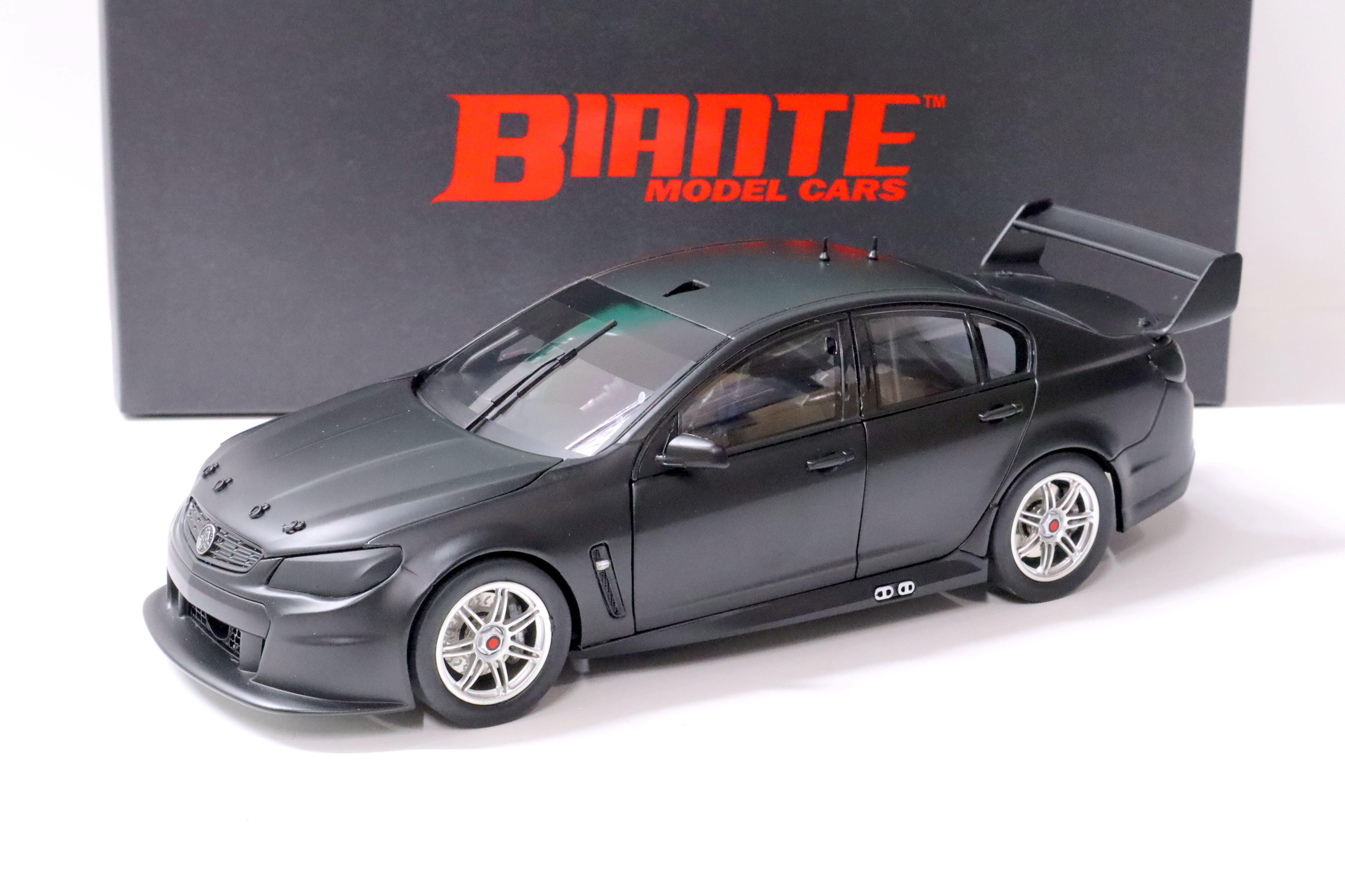 1:18 BIANTE Holden VF Commodore V8 Supercar Satin black matt Plain Body