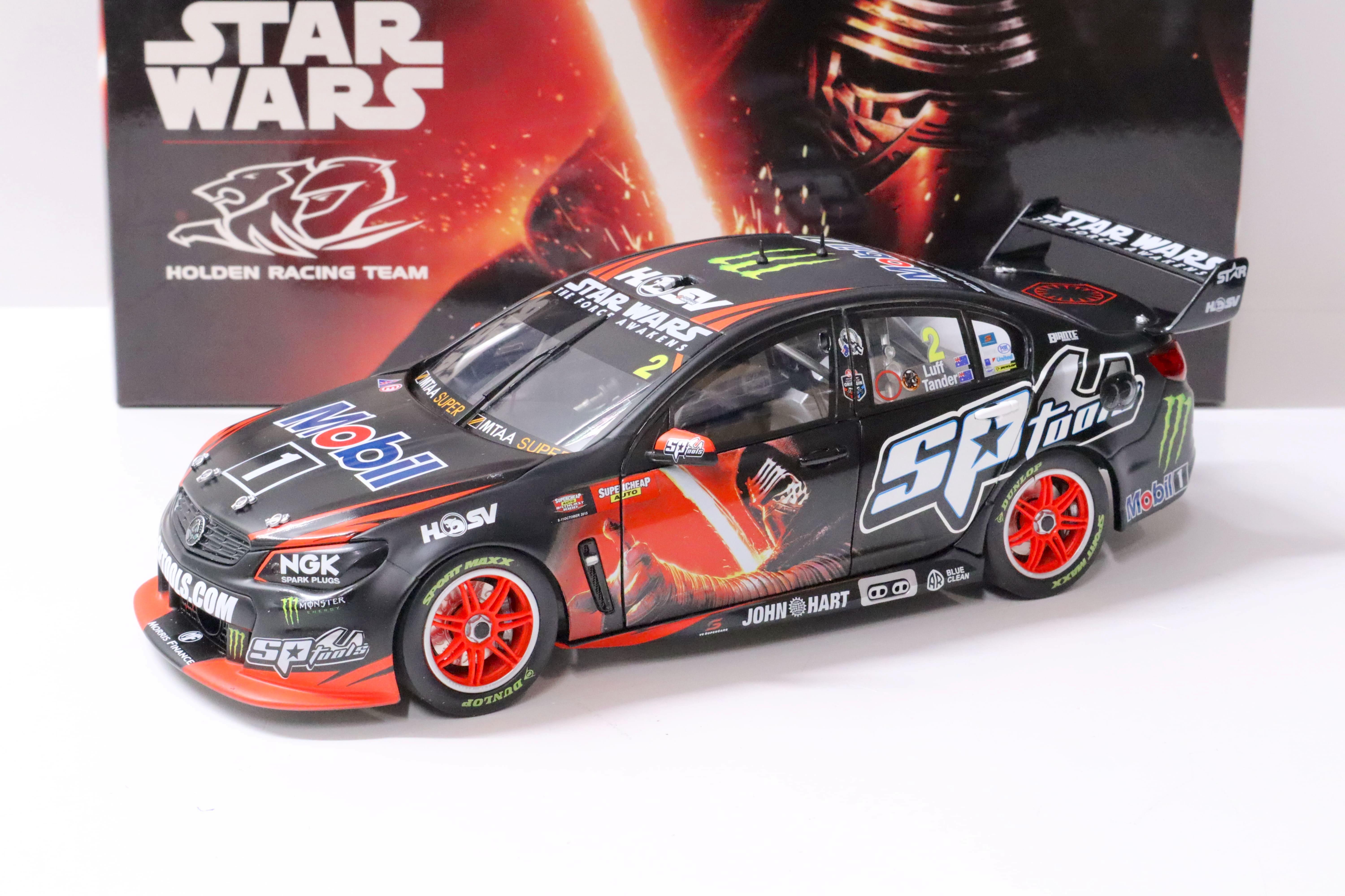 1:18 BIANTE Holden VF Commodore V8 Supercar 2015 Bathurst 1000 #2 Tander STAR WARS