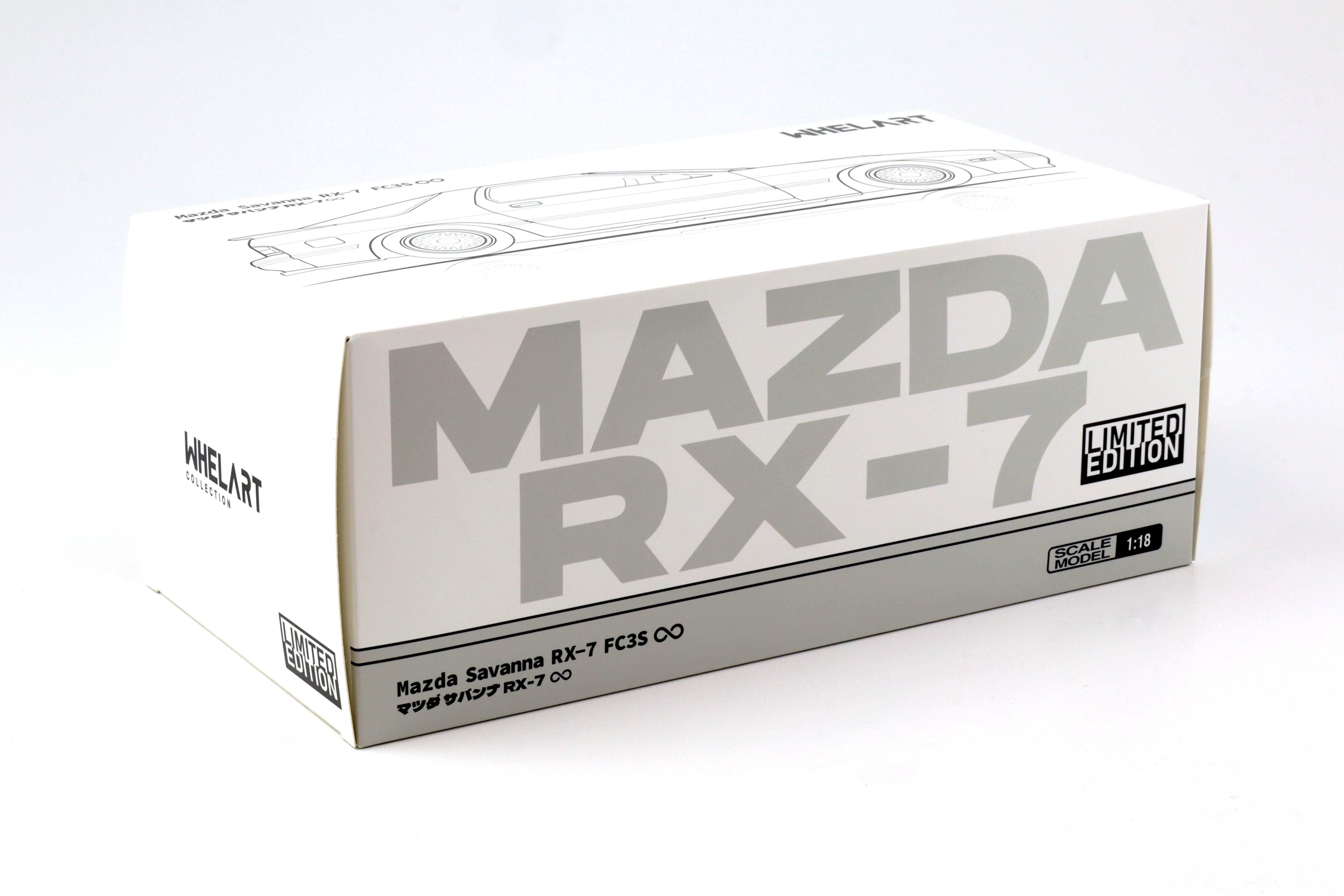 1:18 WHELART Mazda Savanna RX-7 FC3S Coupe grey metallic 