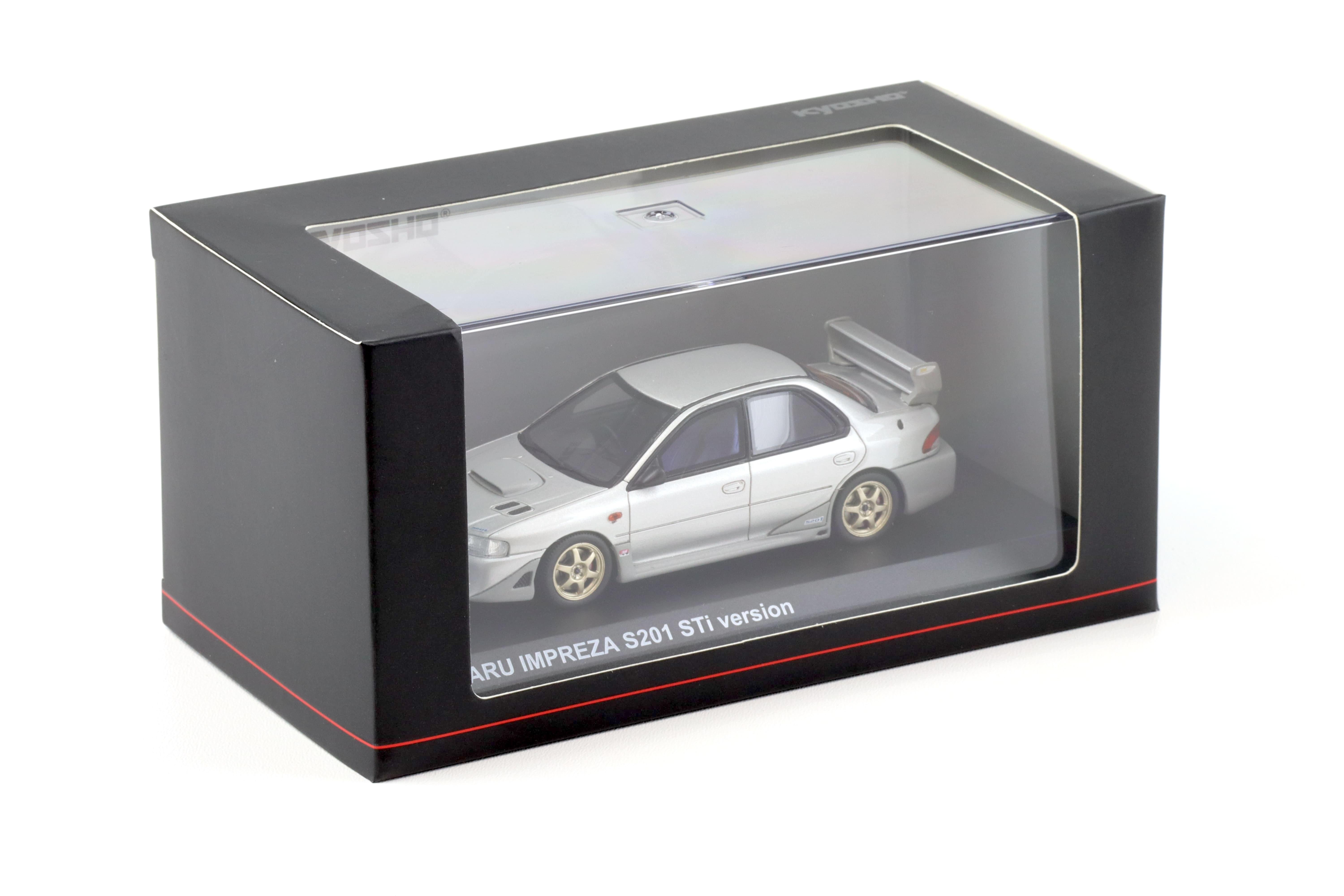 1:43 Kyosho Subaru Impreza S201 STi Version silver KSR43117S