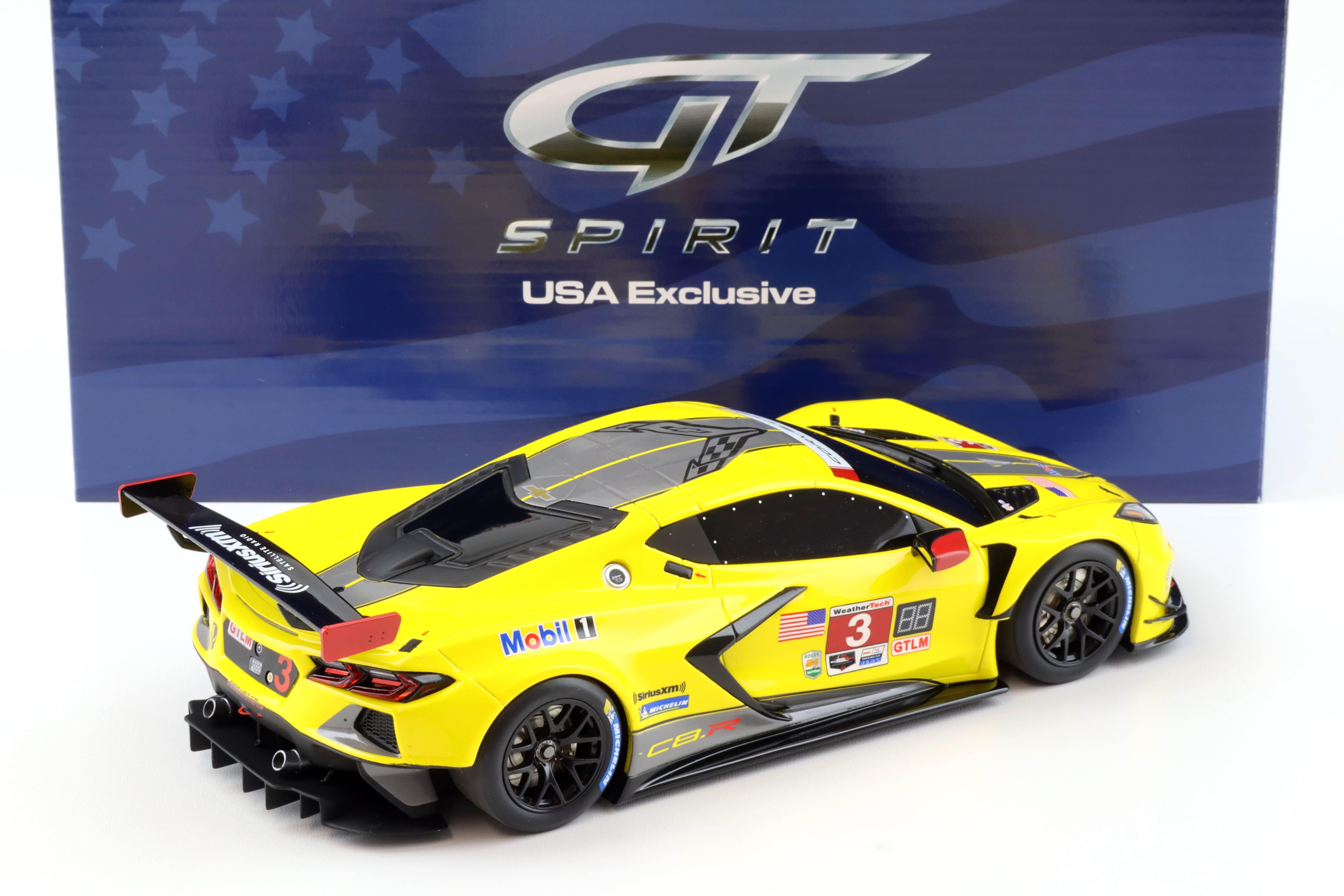 1:18 GT Spirit ACME US032 Chevrolet Corvette C8.R #3 yellow/ black 2020