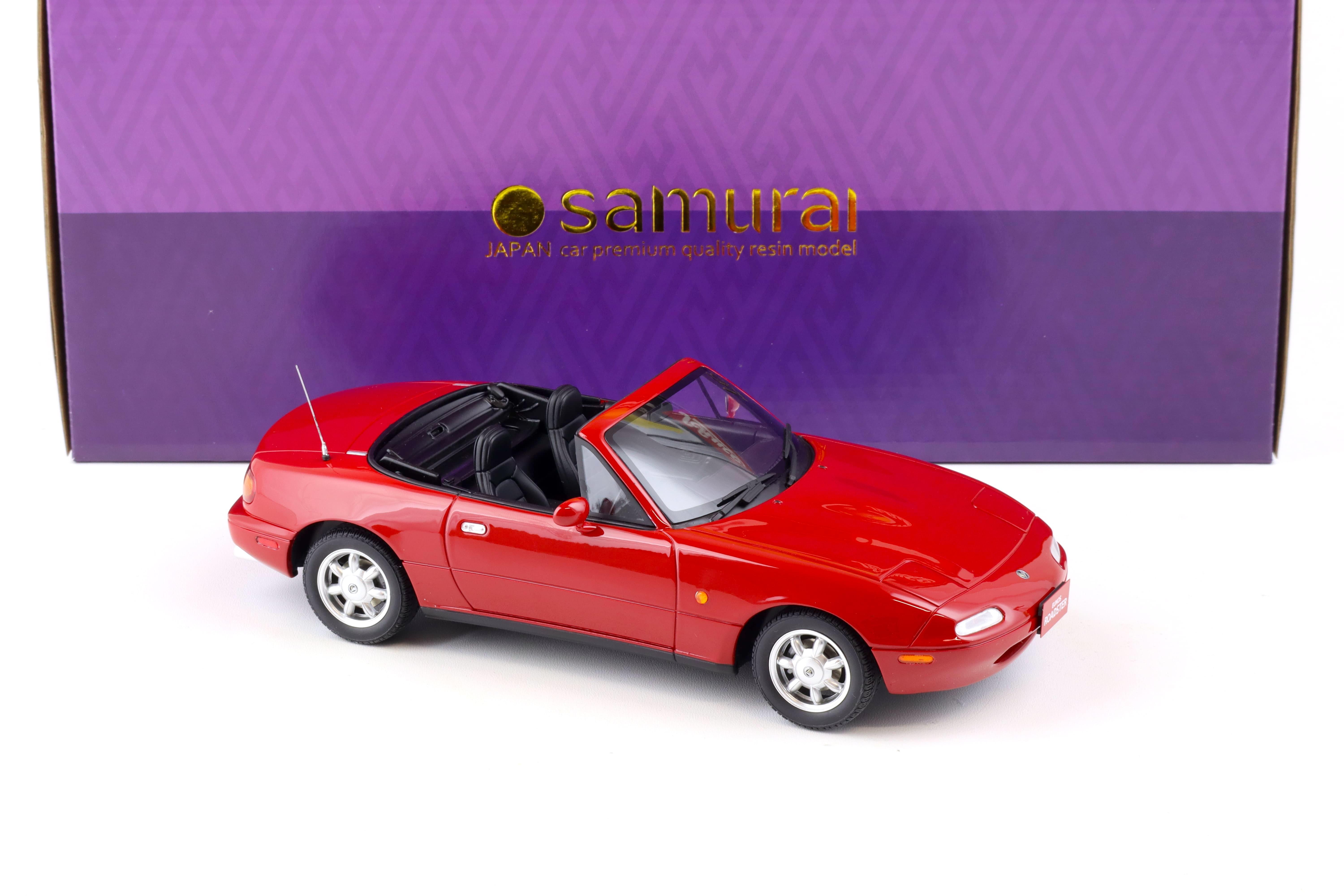 1:18 Kyosho Samurai Mazda MX-5 Eunos Roadster RHD red KSR18031R