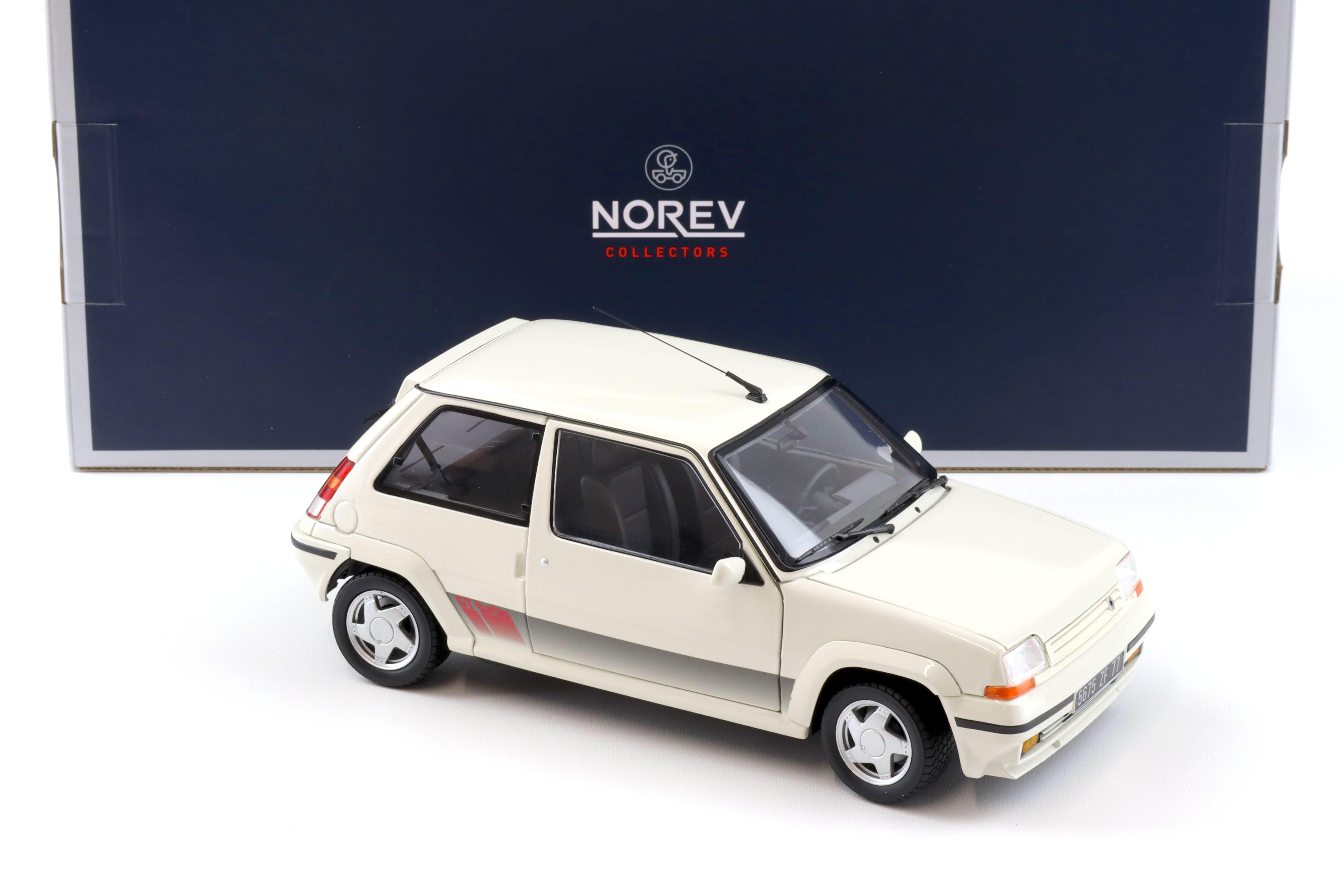 1:18 Norev Renault 5 GT Turbo Phase 2 Panda white 1989