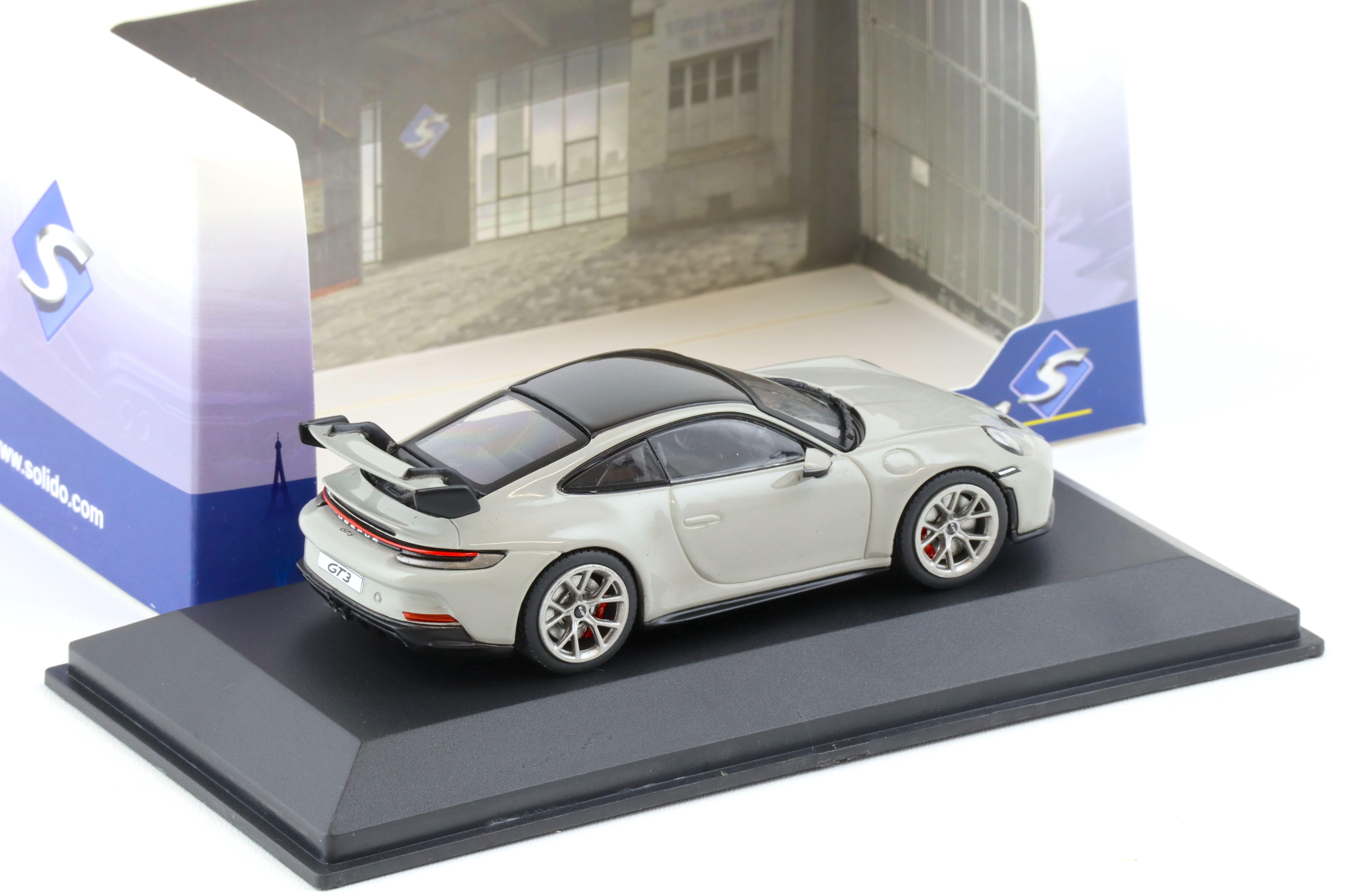 1:43 Solido Porsche 911 (992) GT3 Coupe Chalk grey 2021