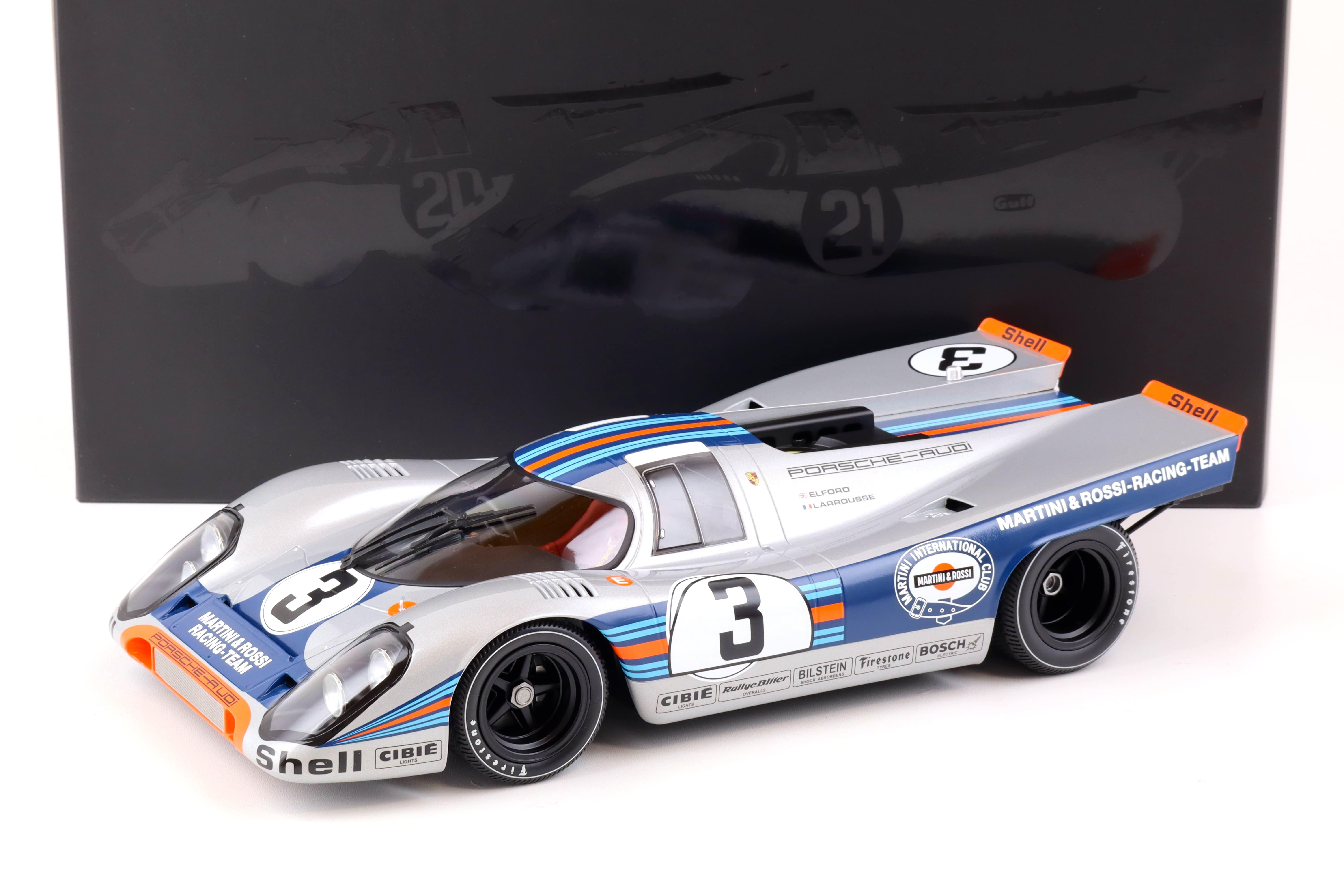 1:12 Minichamps Porsche 917K Martini & Rossi Racing Elford Winners Sebring 12h 1971