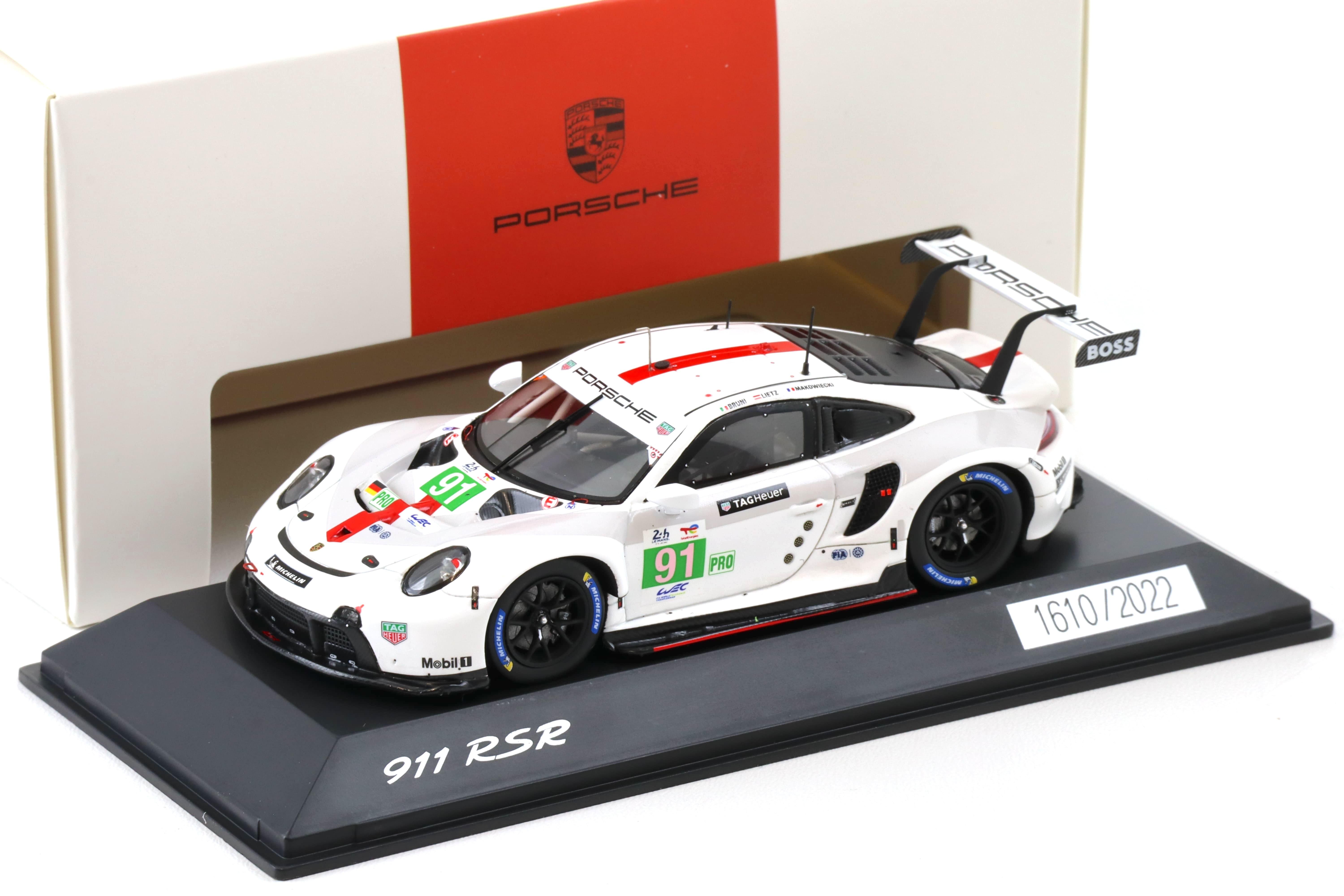 1:43 Spark Porsche 911 RSR-19 #91 Winner LMGTE-Pro 24h LeMans 2022 WAP DEALER