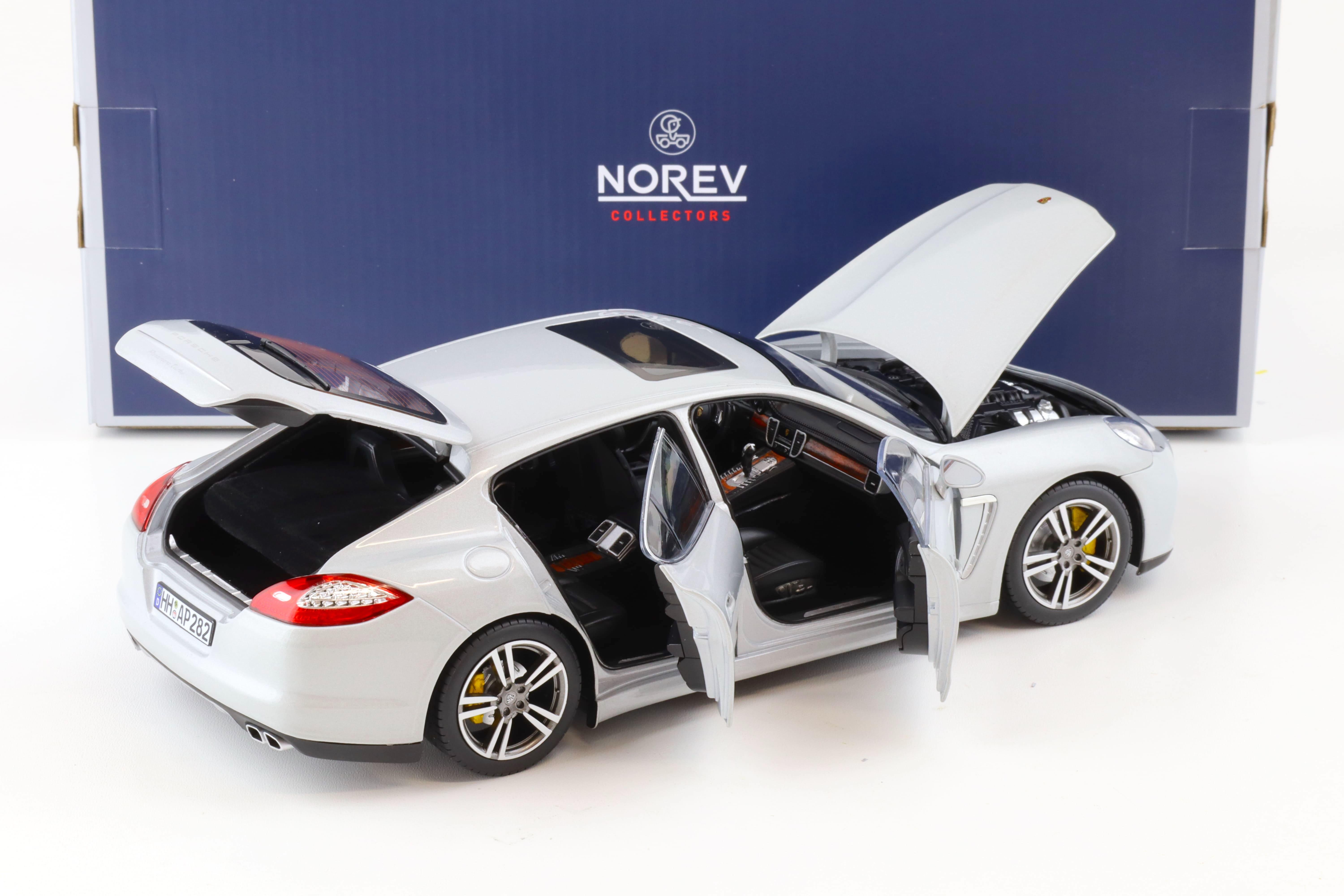 1:18 Norev Porsche Panamera Turbo 2009 silver metallic 187609