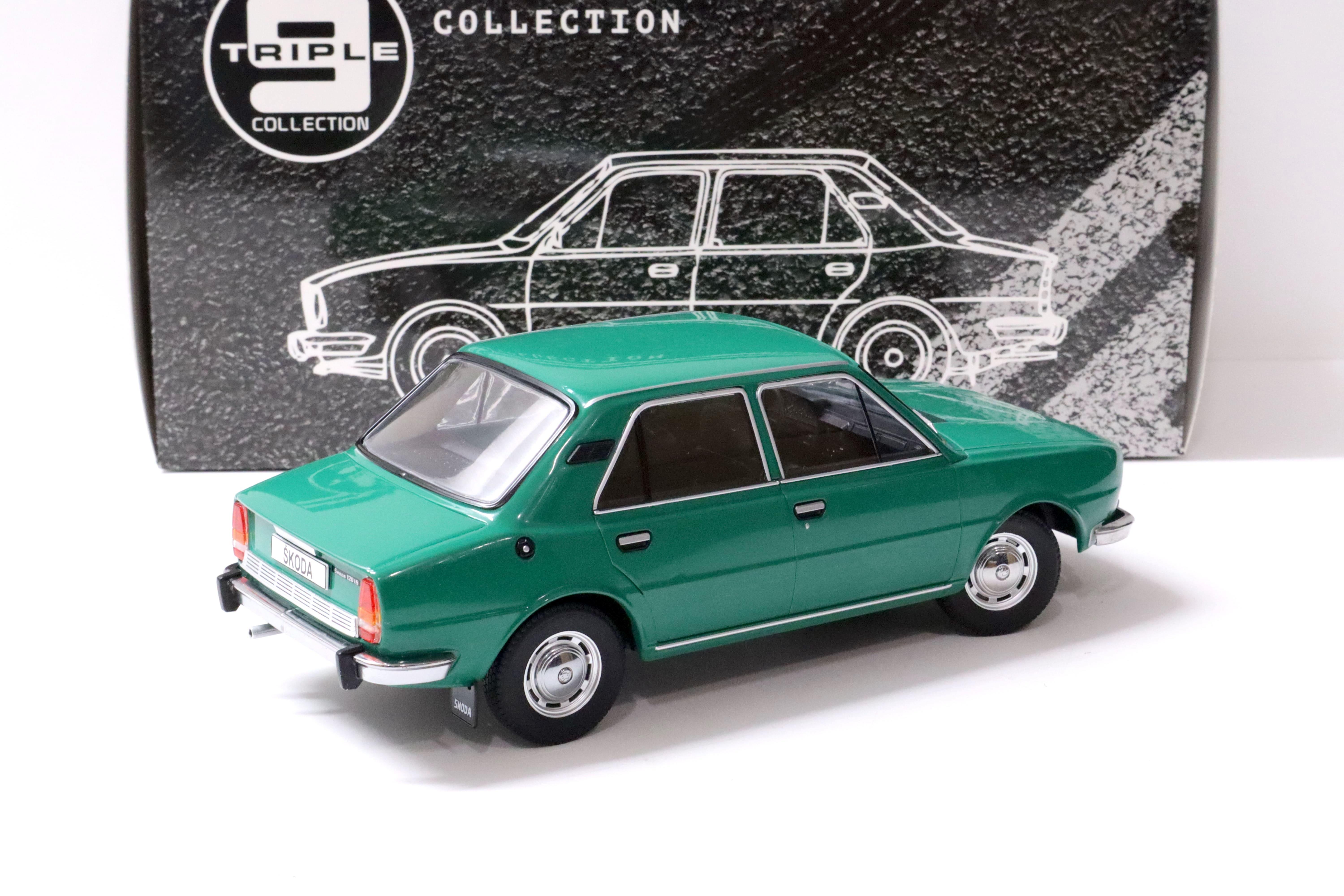 1:18 Triple9 1976 Skoda 120LS Sedan green Die-Cast