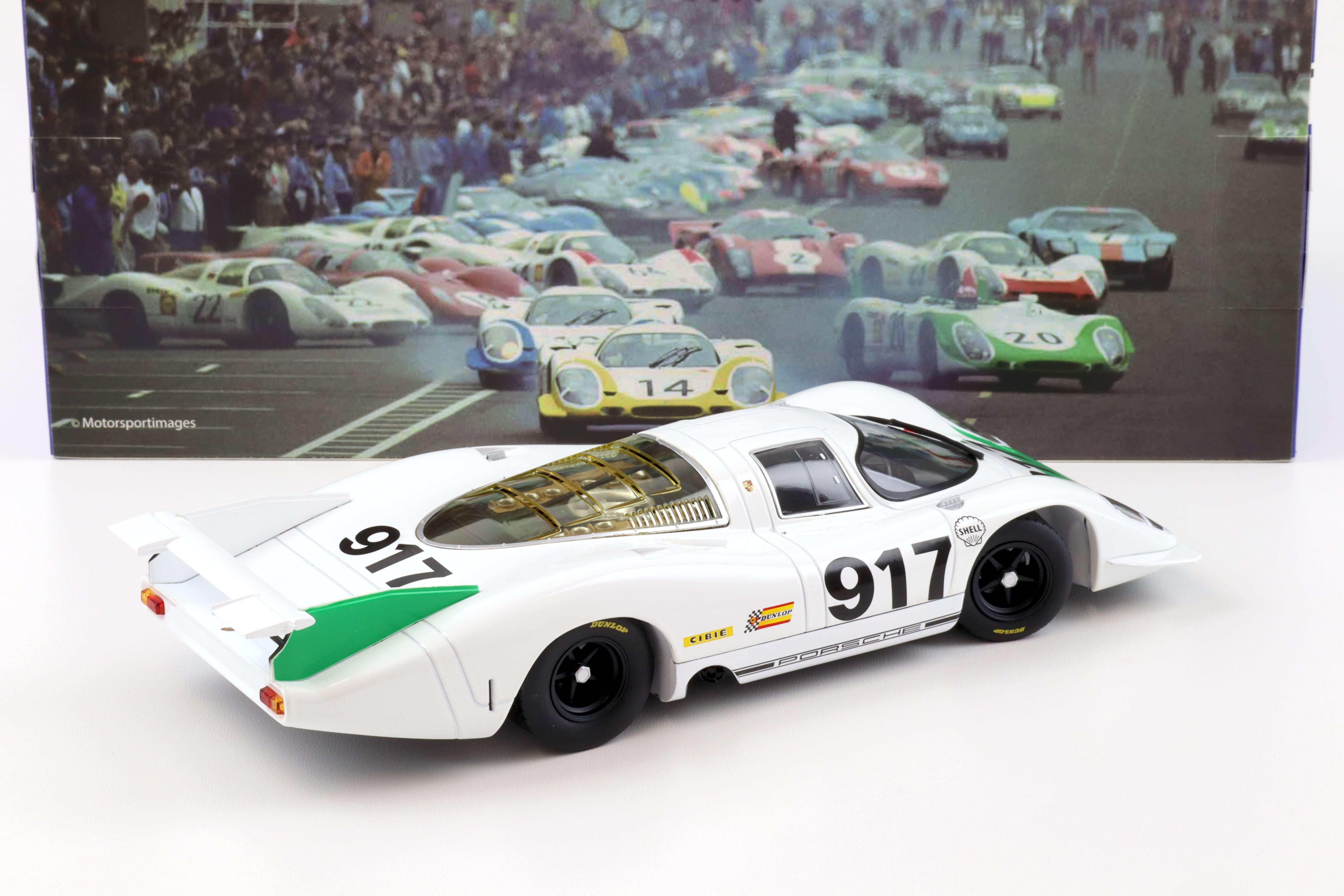 1:18 WERK83 Porsche 917 LH #917 Autosalon Genf 1969 white/ green