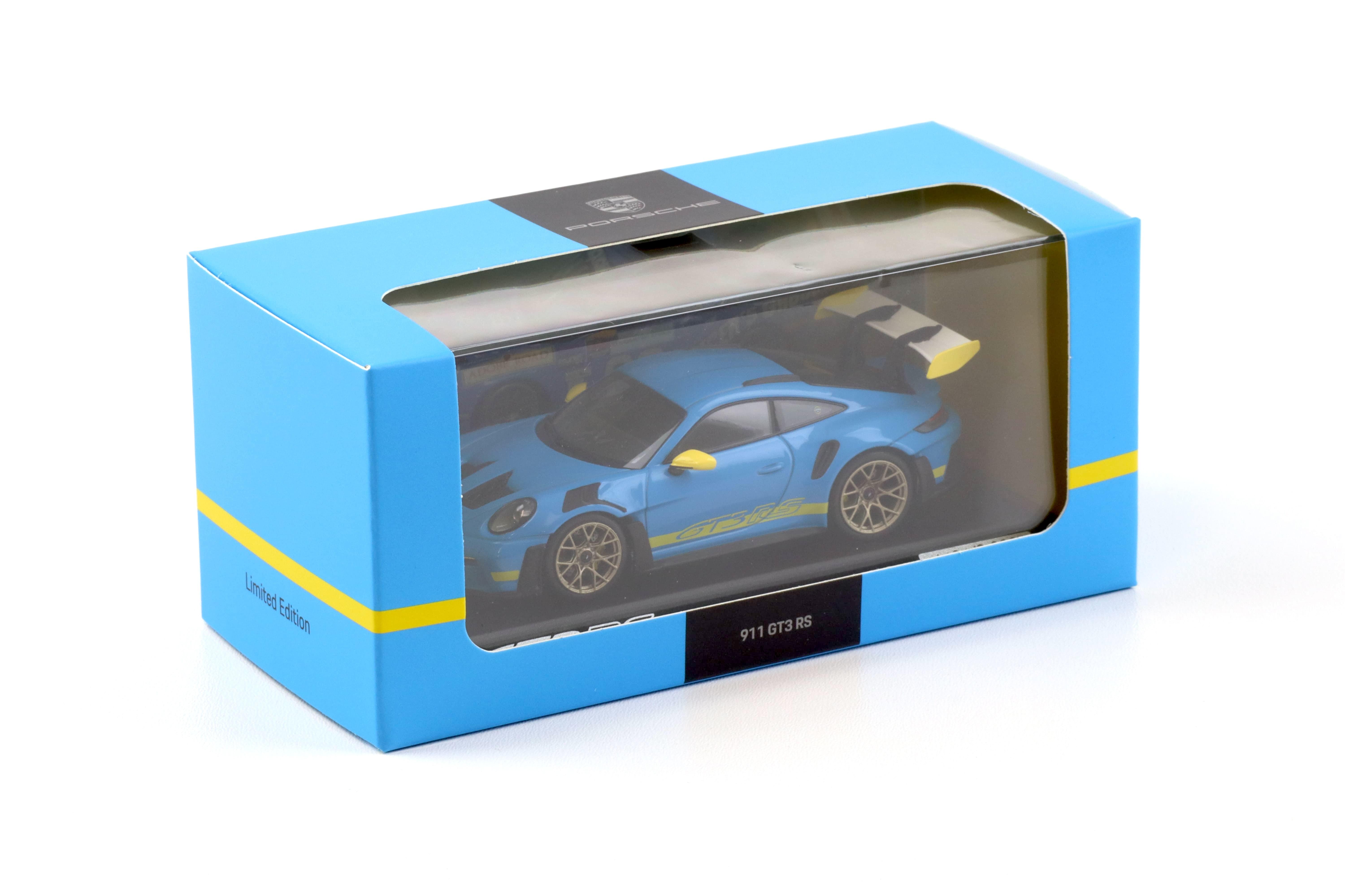 1:43 Minichamps Porsche 911 992 GT3 RS Daytona Bergmeister Riviera blue WAP DEALER