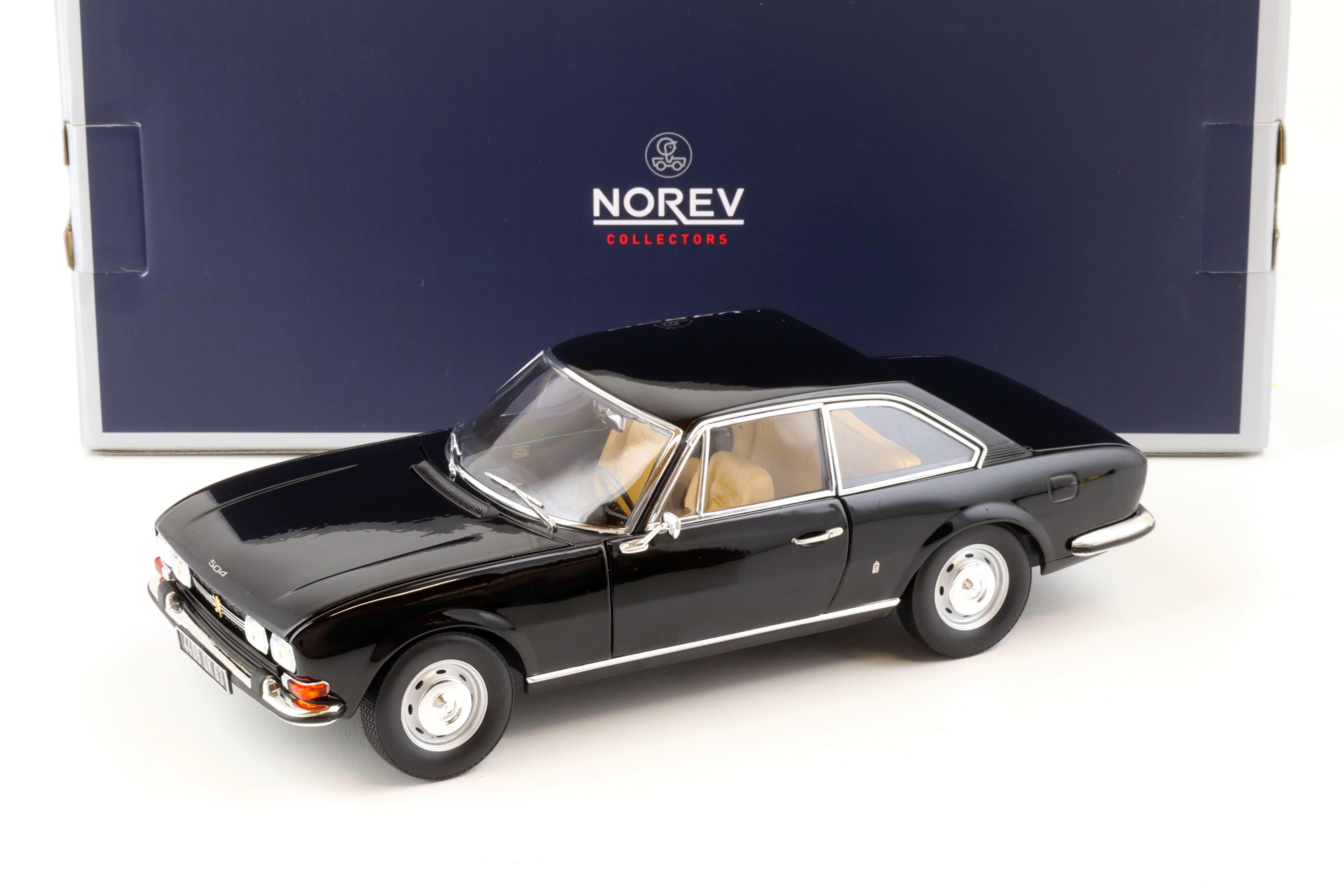 1:18 Norev Peugeot 504 Coupe 1972 black/ beige 184816