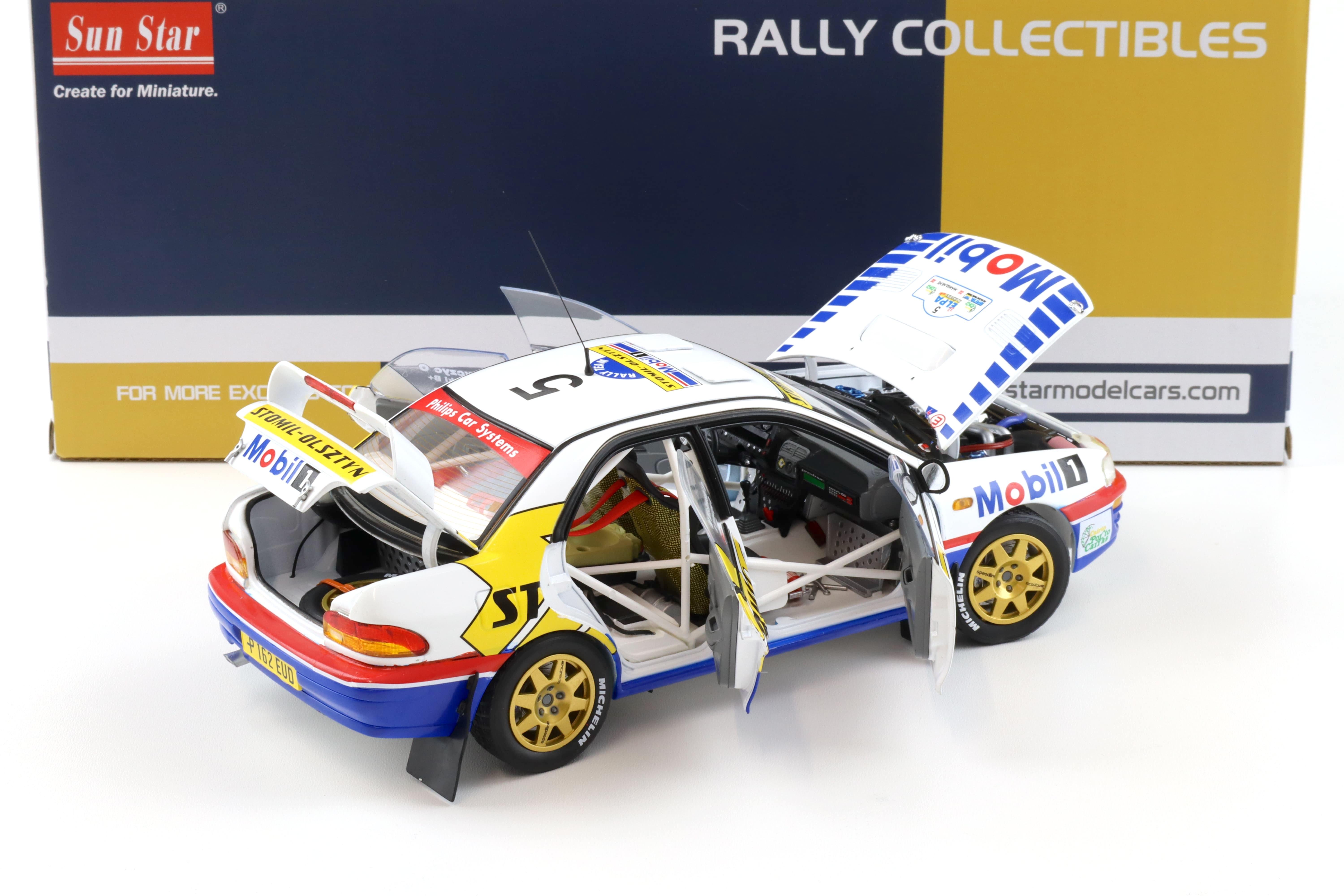 1:18 Sun Star Subaru Impreza 555 Winner Elpa Rally Halkidiki 1997 #5 Krzysztof