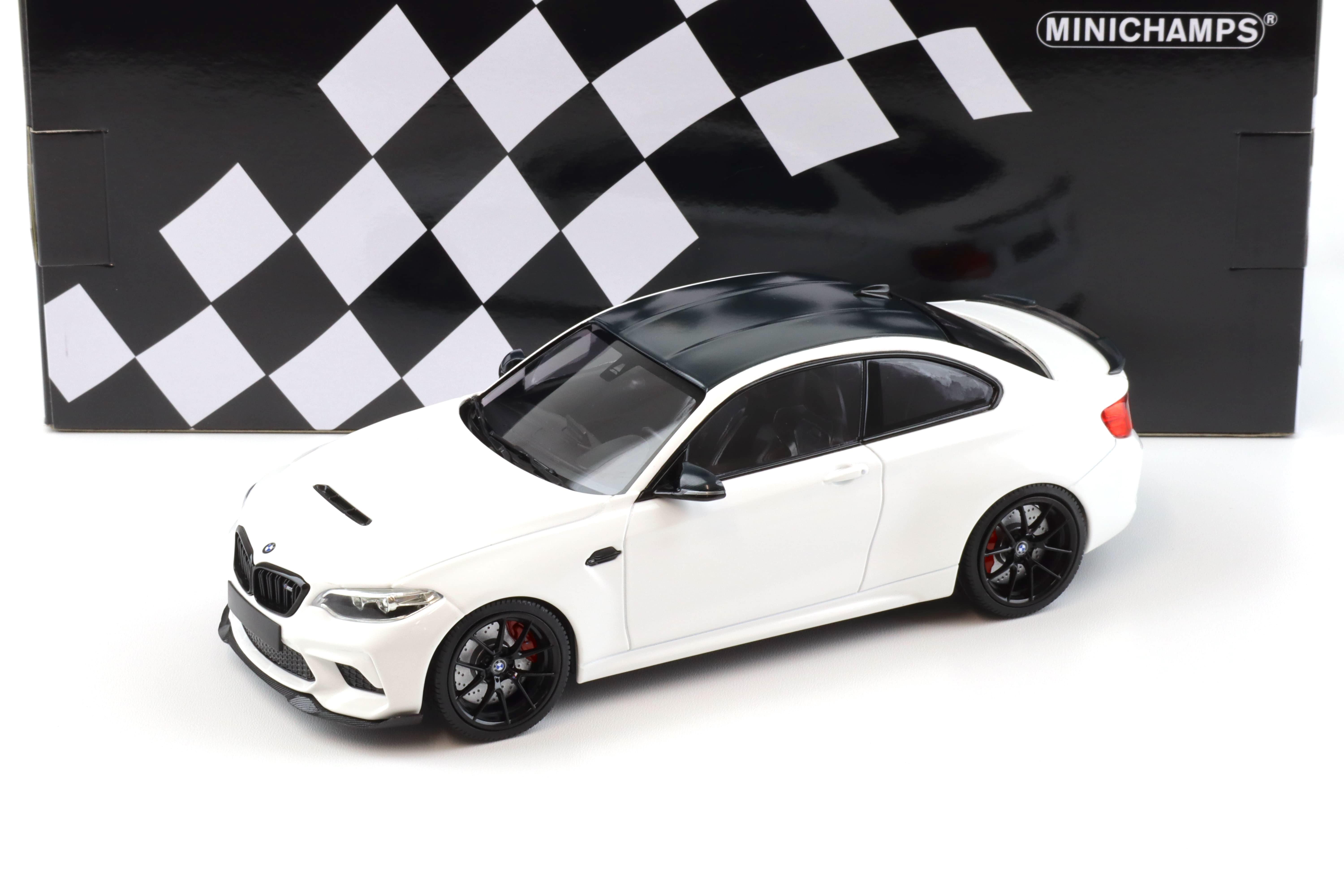 1:18 Minichamps BMW M2 CS (F87) Coupe 2020 white with black wheels