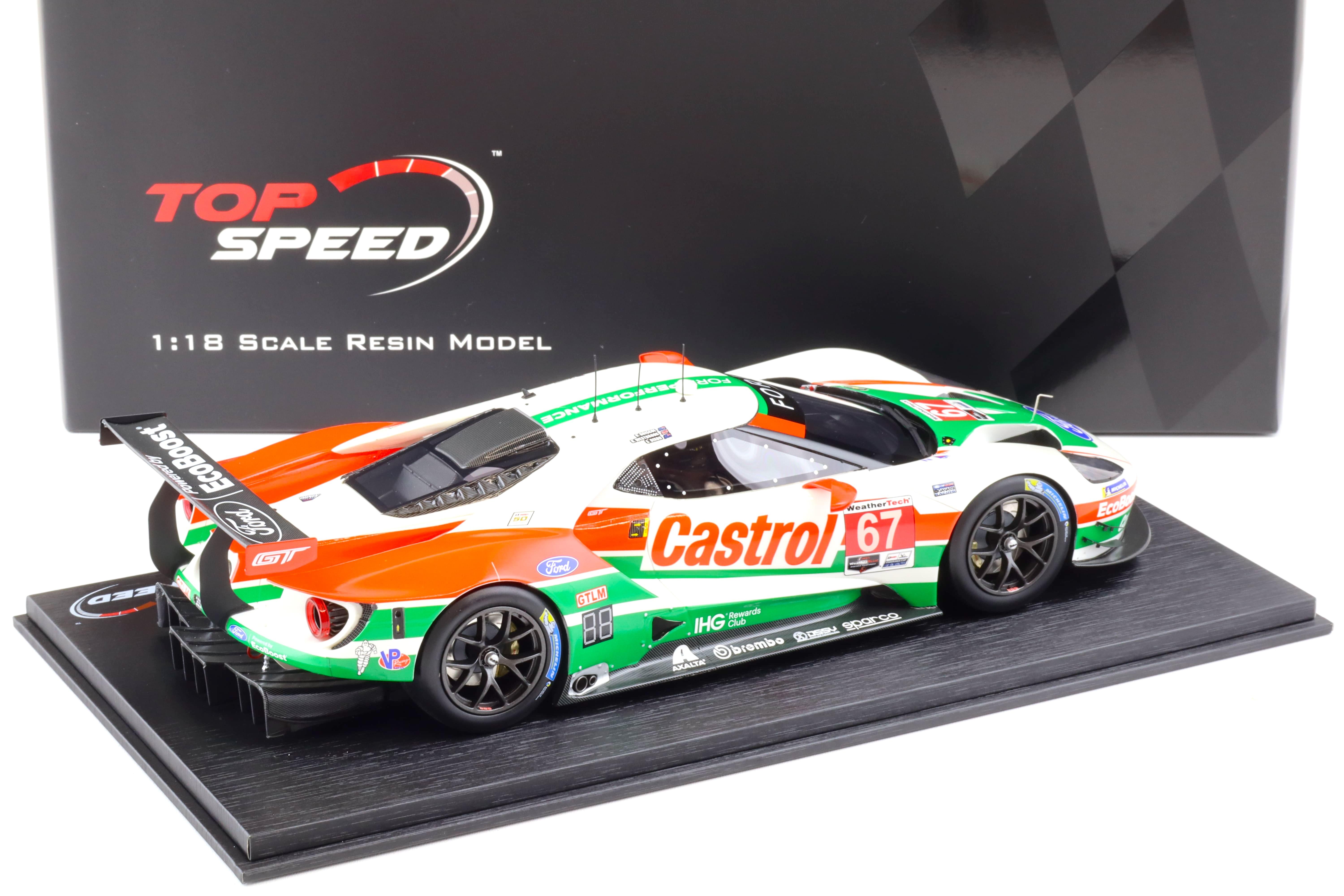 1:18 Top Speed Ford GT GTLM #67 Daytona 24h 2019 Chip Ganassi Team USA TS0228
