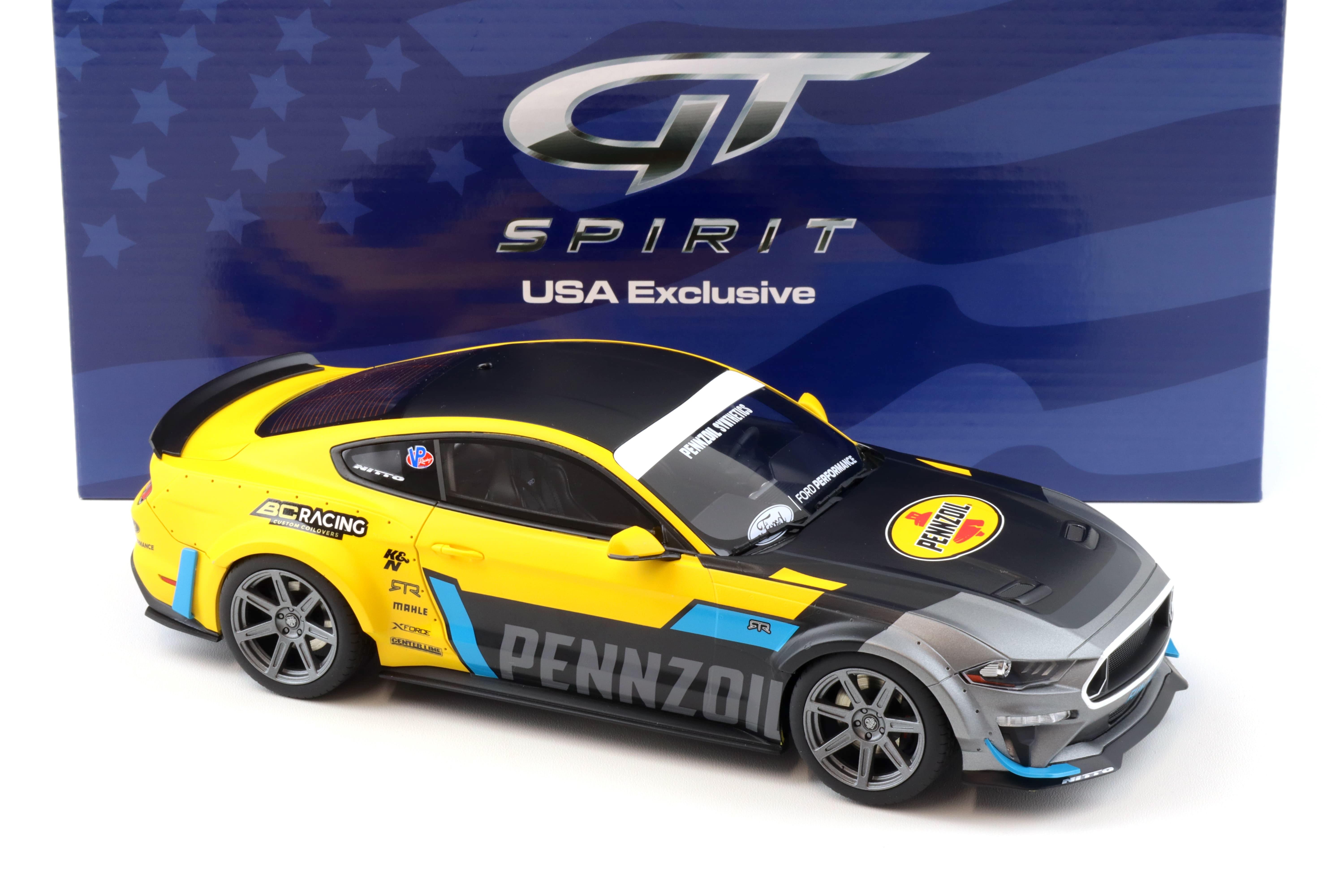 1:18 GT Spirit ACME US056 Ford Mustang RTR Spec 5 Widebody Pennzoil 2021