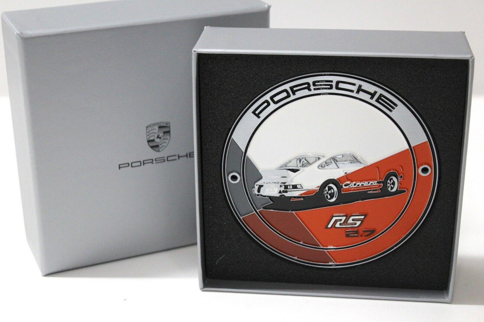 Porsche 911 RS 2.7 Grill Badge 1973 orange Emblem WAP DEALER VERSION