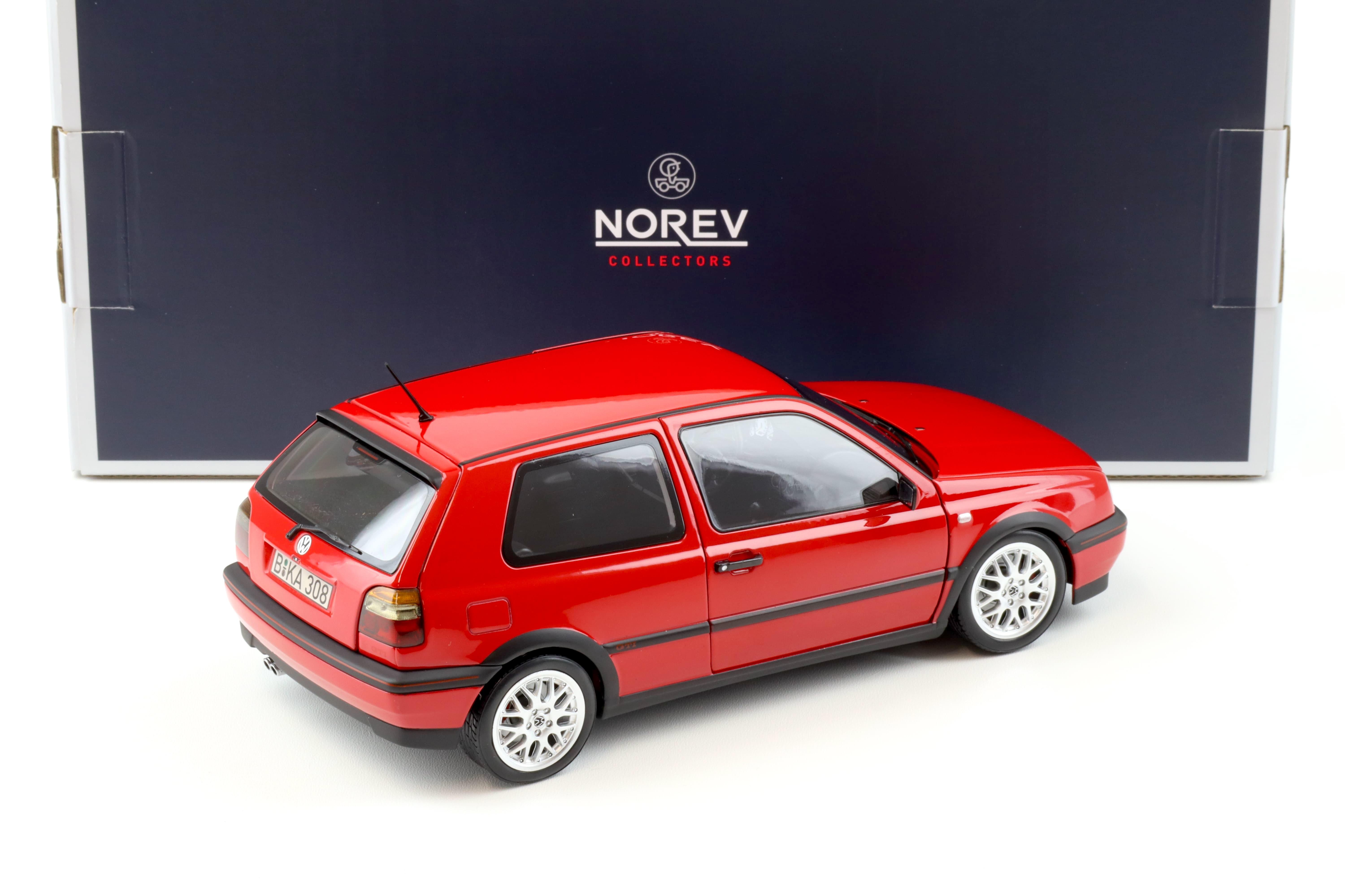 1:18 Norev VW Golf 3 GTI 1996 Flash red 20 Years Anniversary Edition 188418