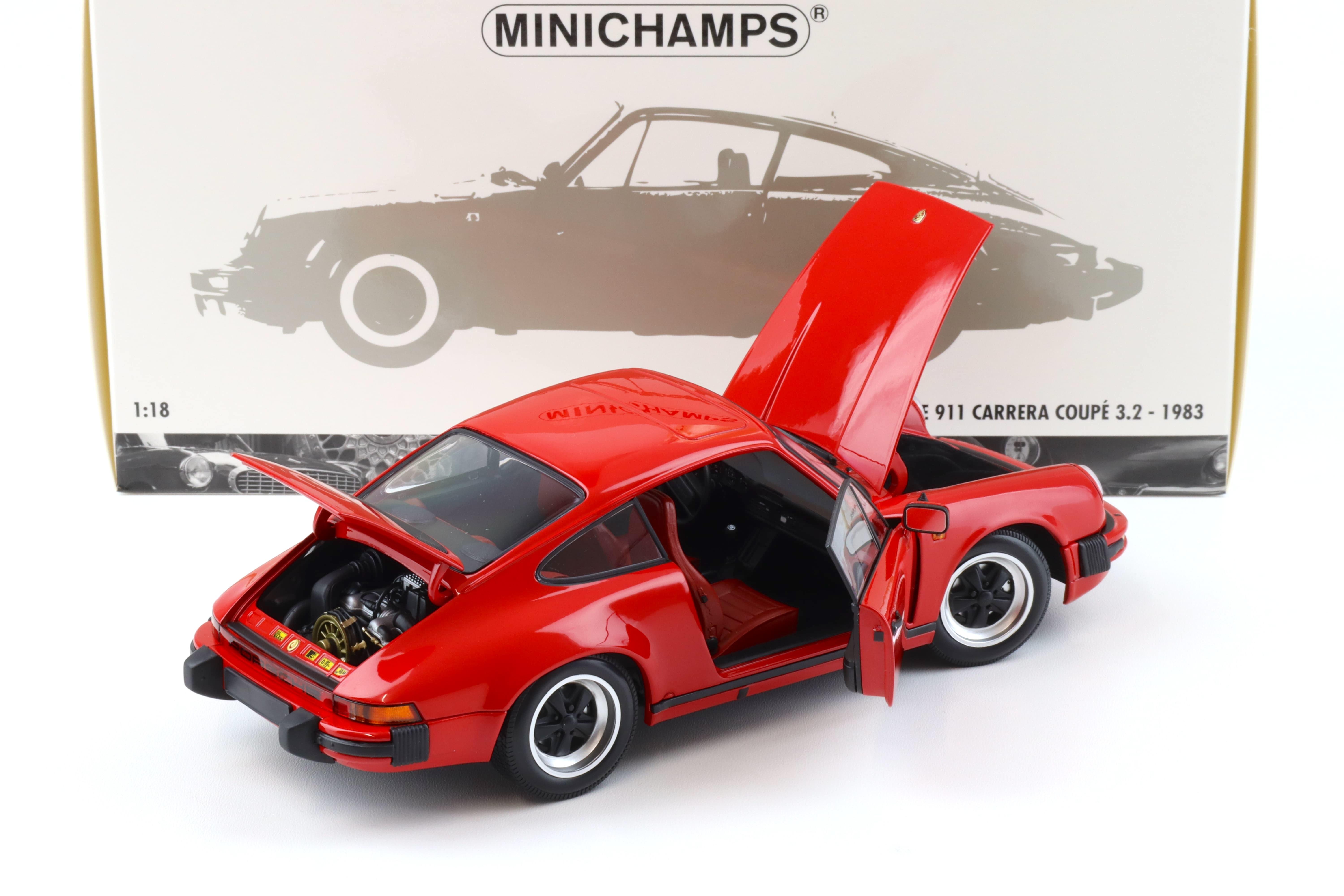 1:18 Minichamps Porsche 911 Carrera 3.2 Coupe 1983 red