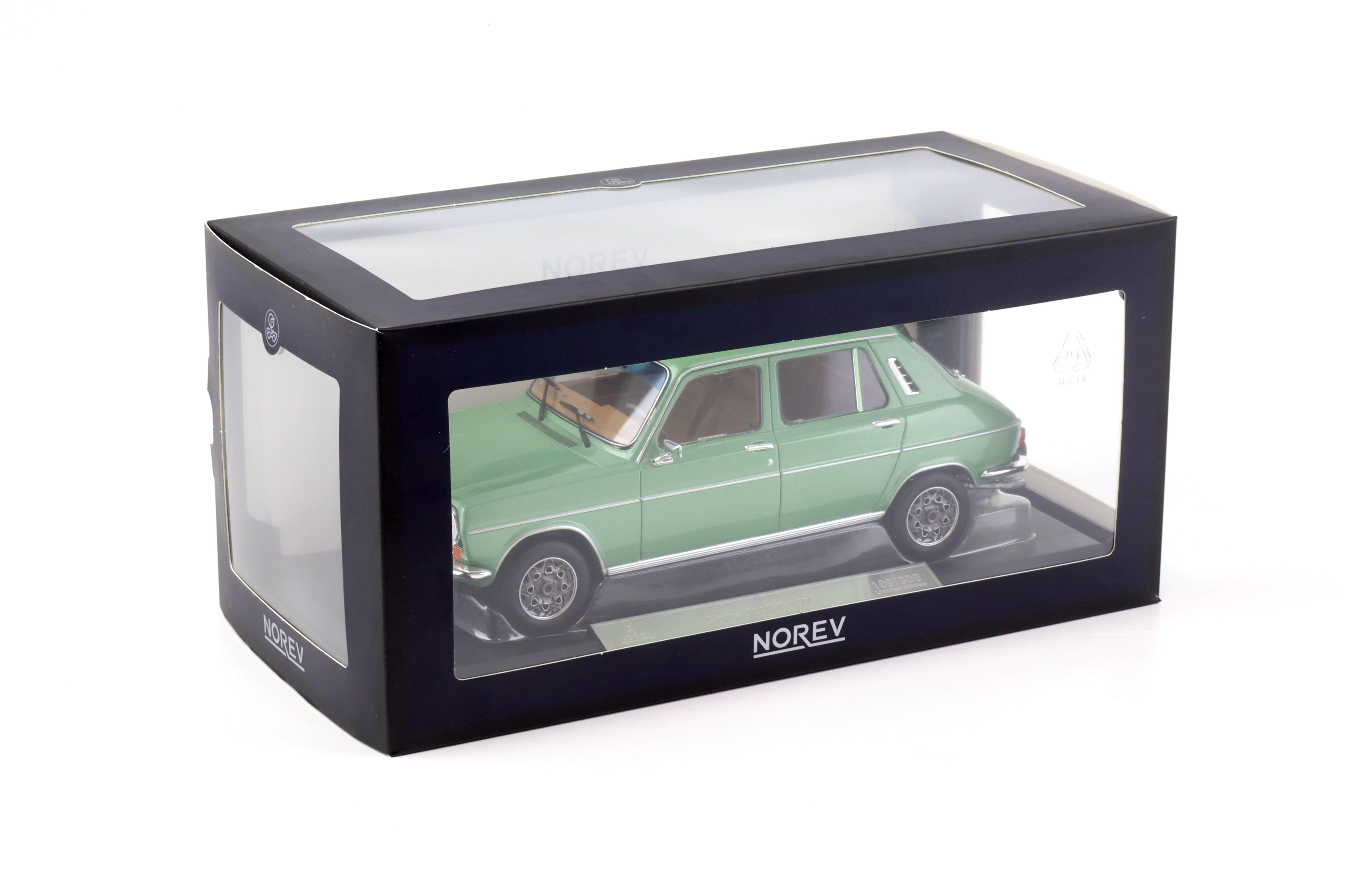 1:18 Norev Simca 1100 TI 1975 Adriatique green metallic - Limited 300 pcs.