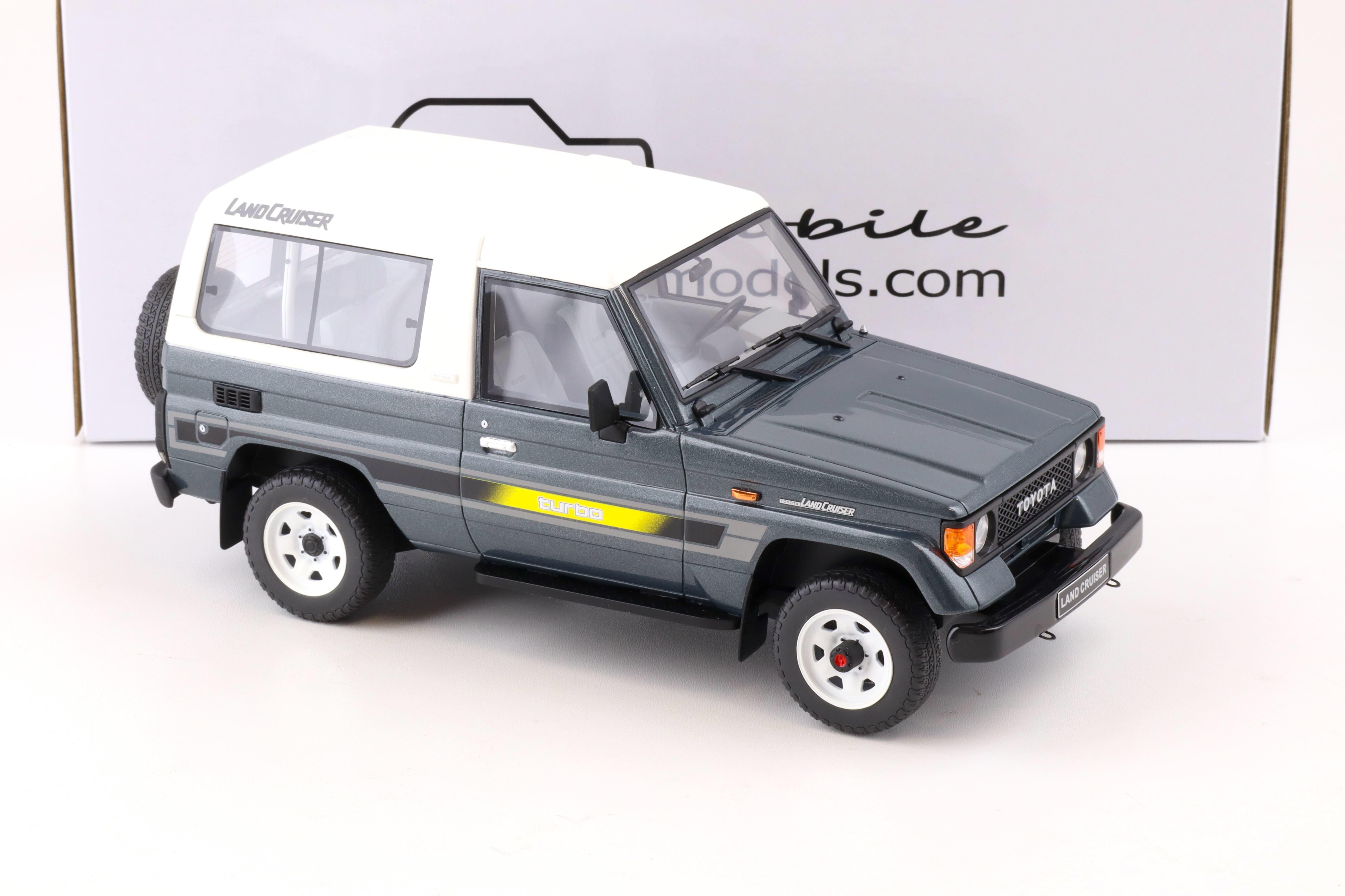 1:18 OTTO mobile OT437 Toyota Land Cruiser LJ 73 grey metallic 1987