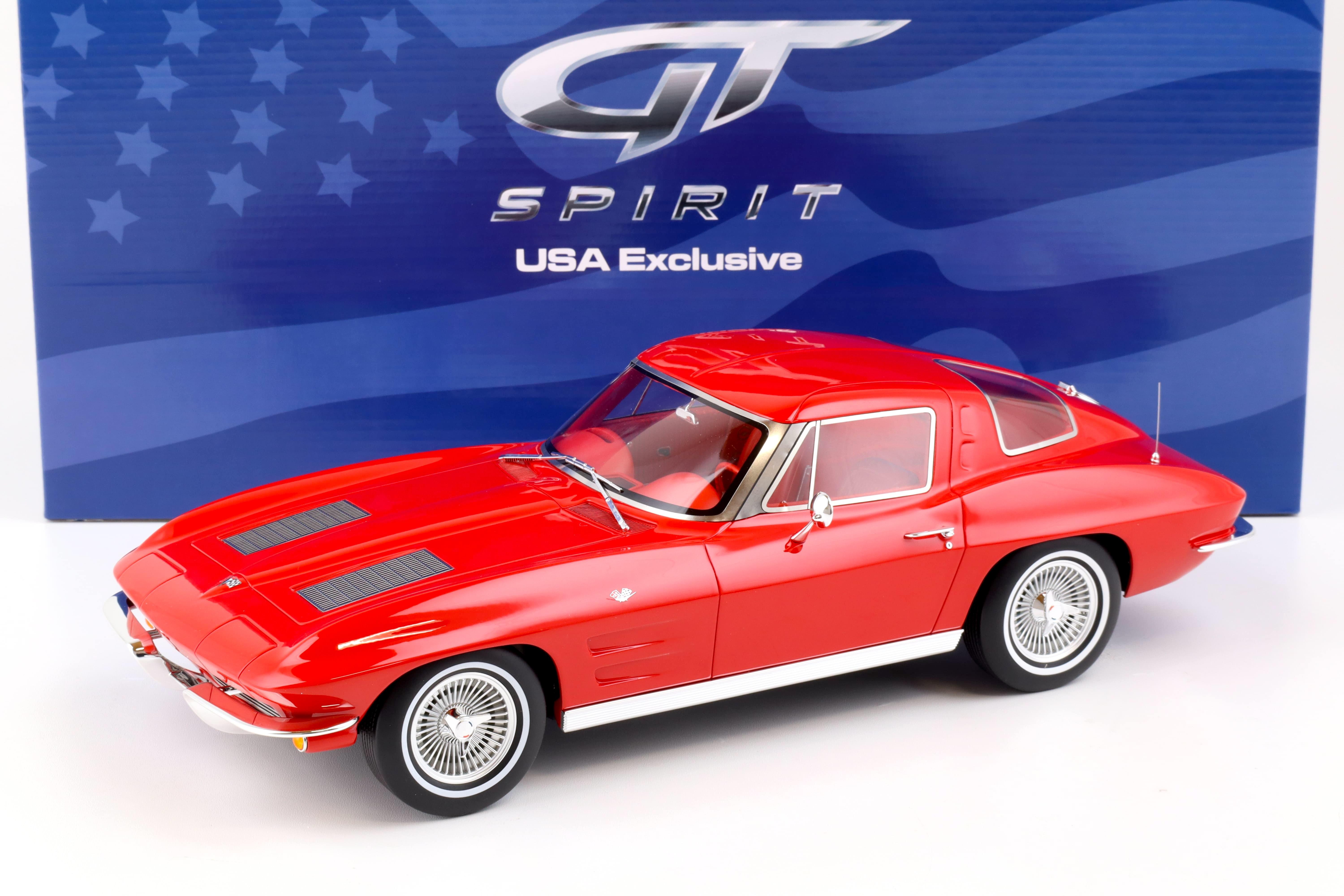 1:12 GT Spirit US010B Chevrolet Corvette C2 Split Window 1963 red